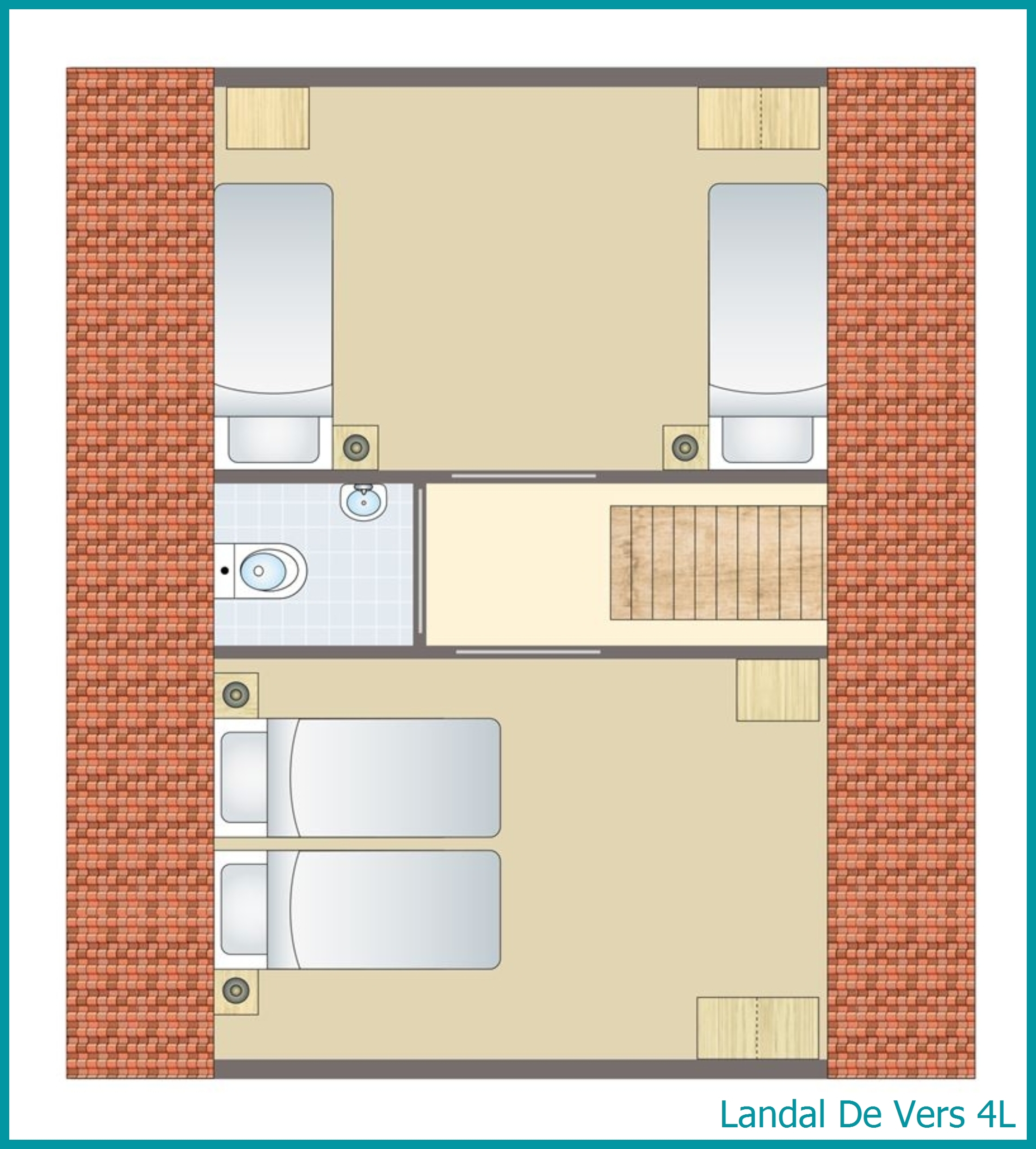 4-persoons landhuis 4L in De Vers