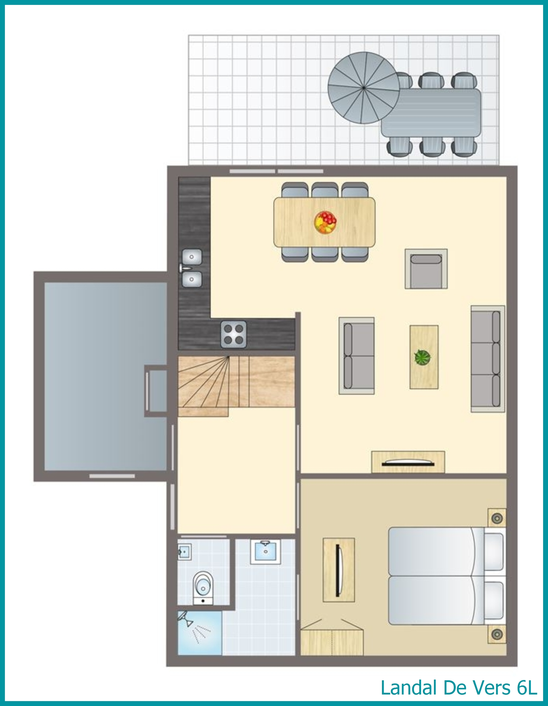6-persoons bungalow 6L in De Vers