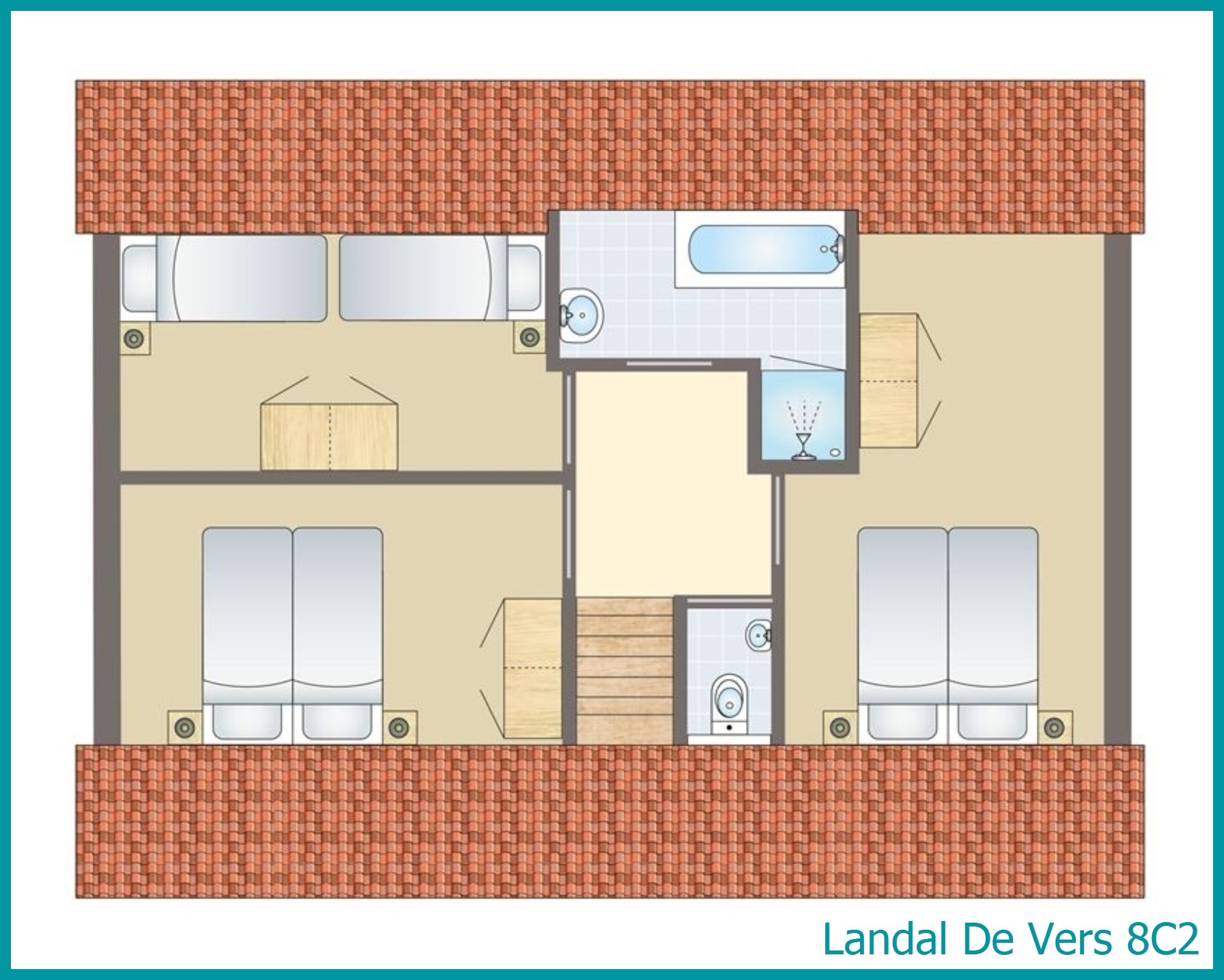 8-persoons bungalow 8C2 in De Vers