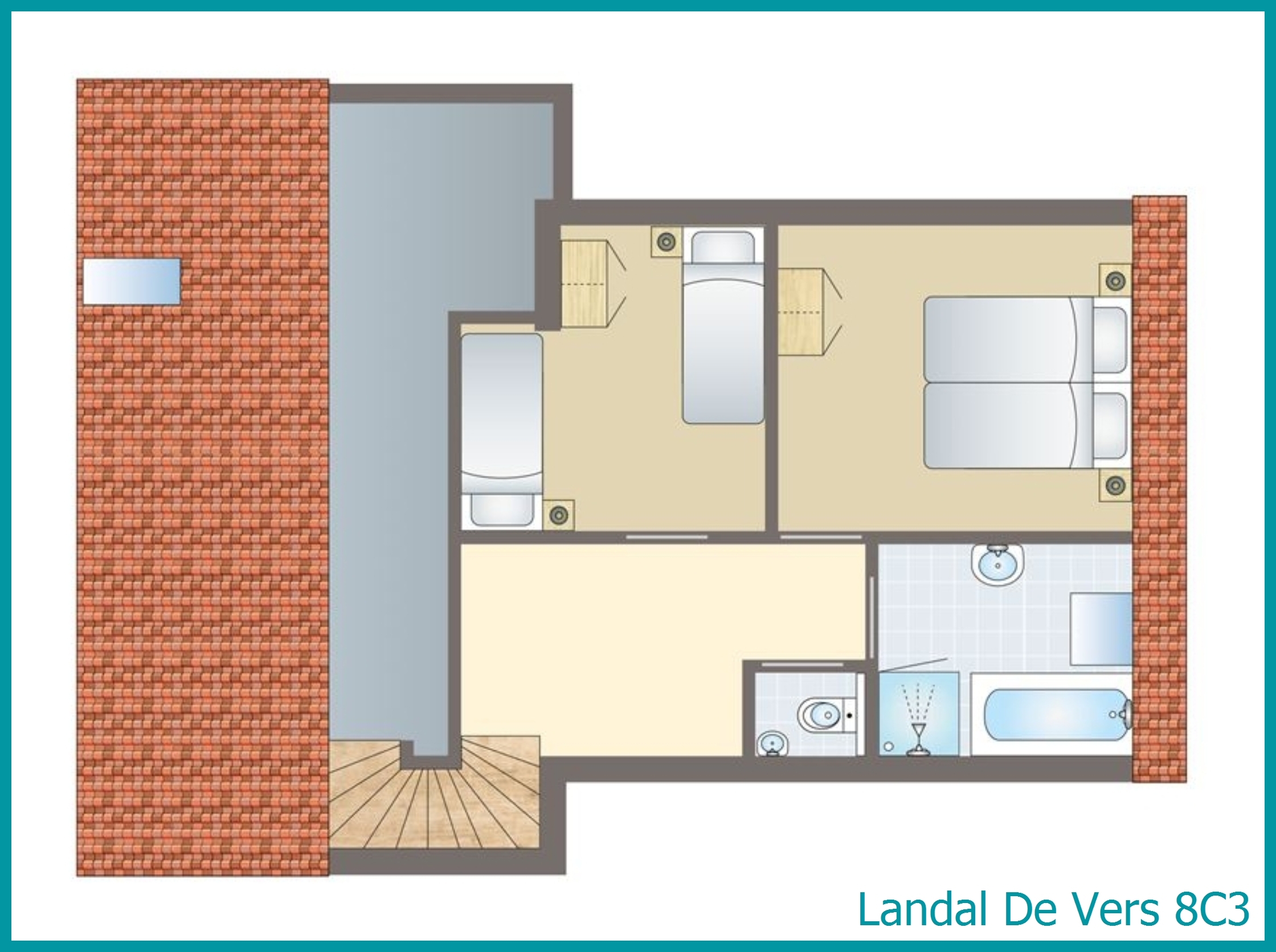 8-persoons bungalow 8C3 in De Vers