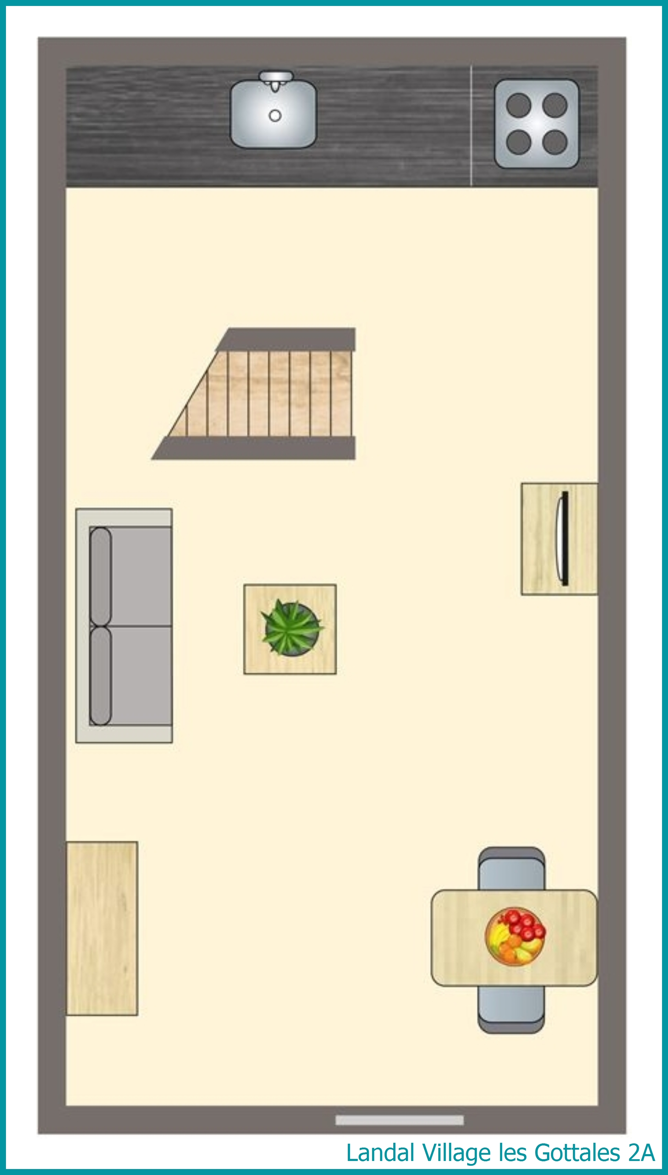 2-persoons bungalow 2A in Village les Gottales
