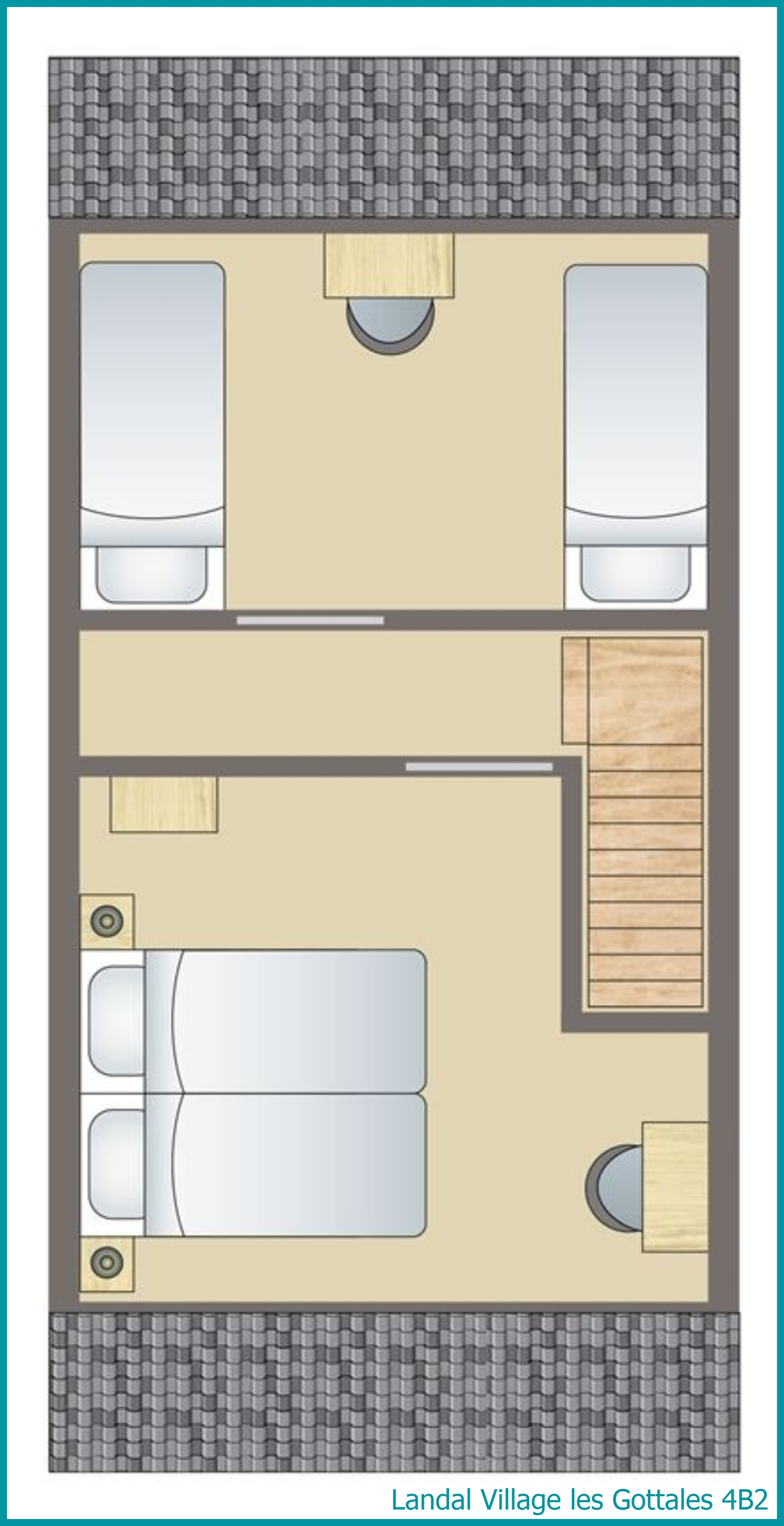 4-persoons bungalow 4B2 in Village les Gottales