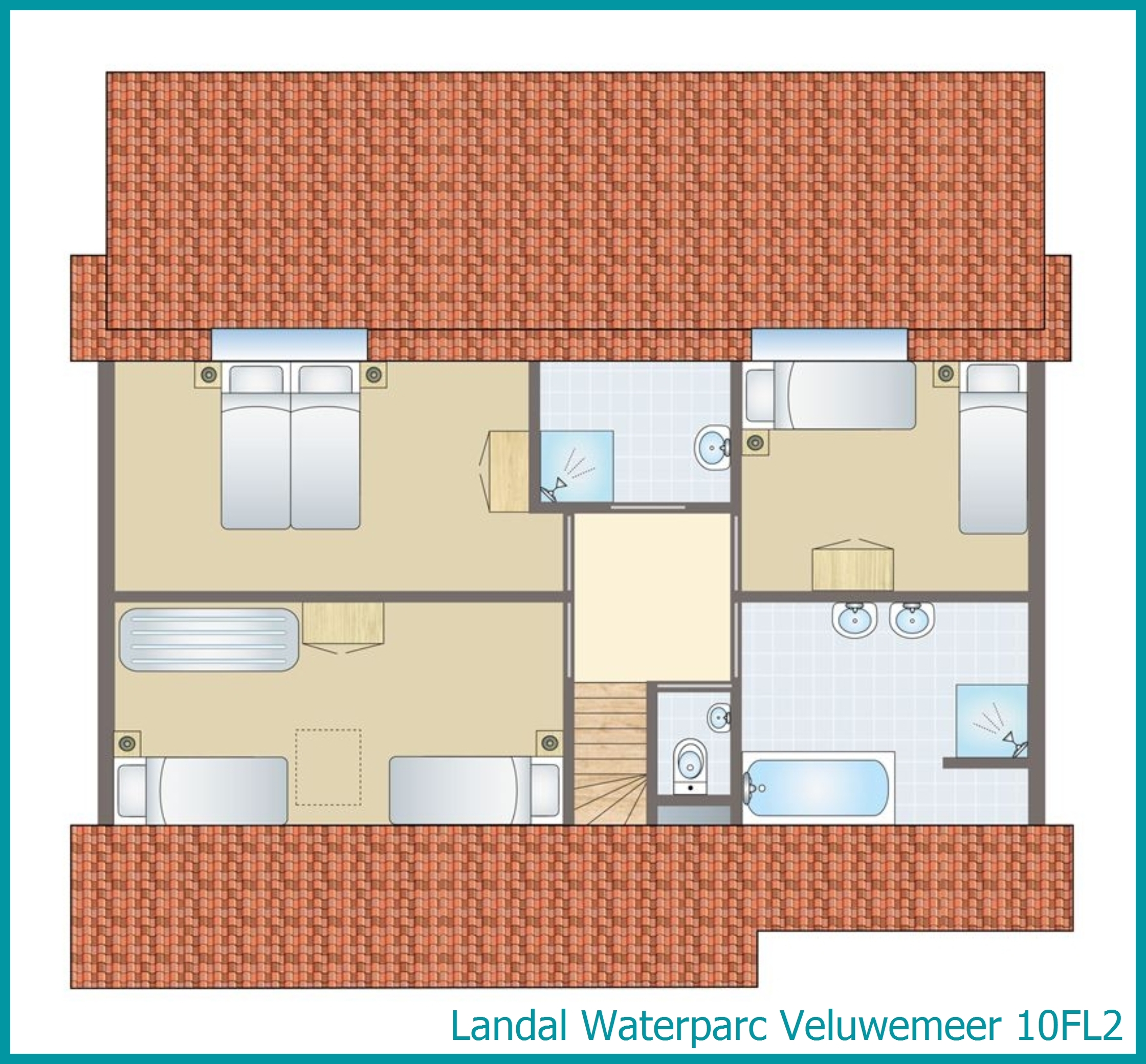 10-persoons villa 10FL2 in Waterparc Veluwemeer