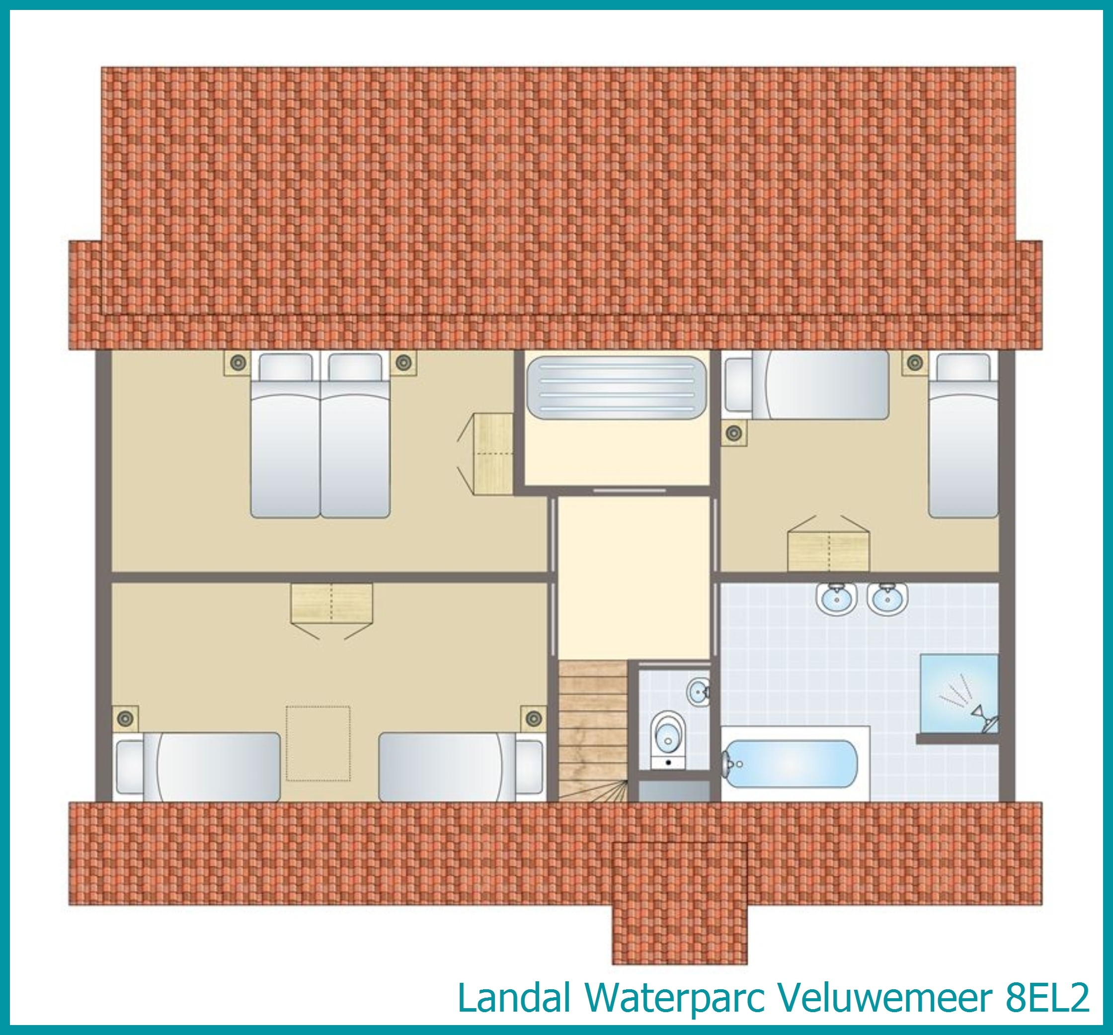 8-persoons villa 8EL2 in Waterparc Veluwemeer