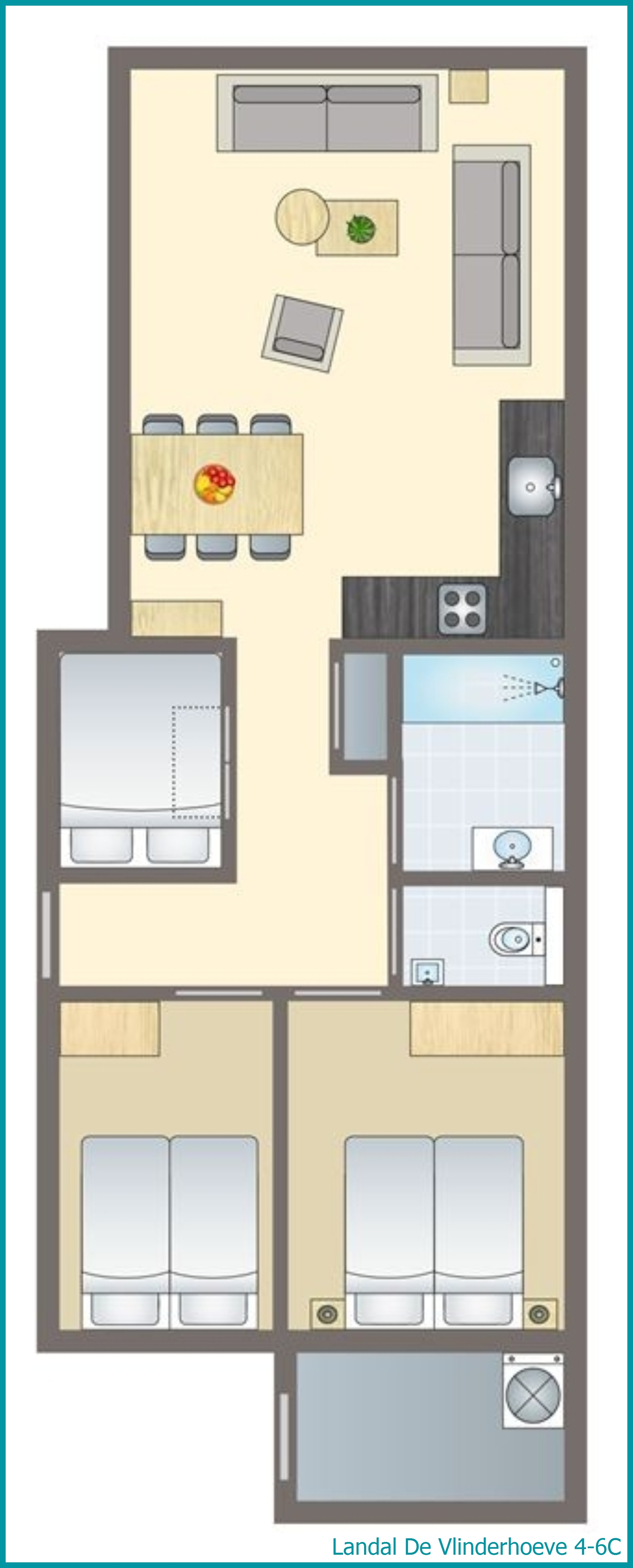 4-6-persoons woning 4-6C in De Vlinderhoeve