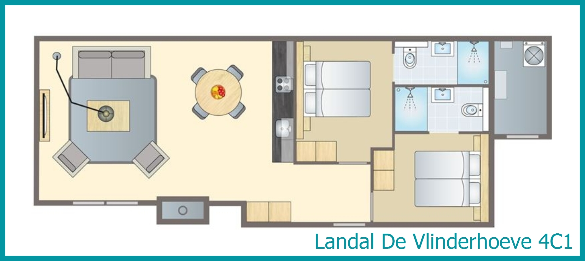 4-persoons woning 4C1 in De Vlinderhoeve