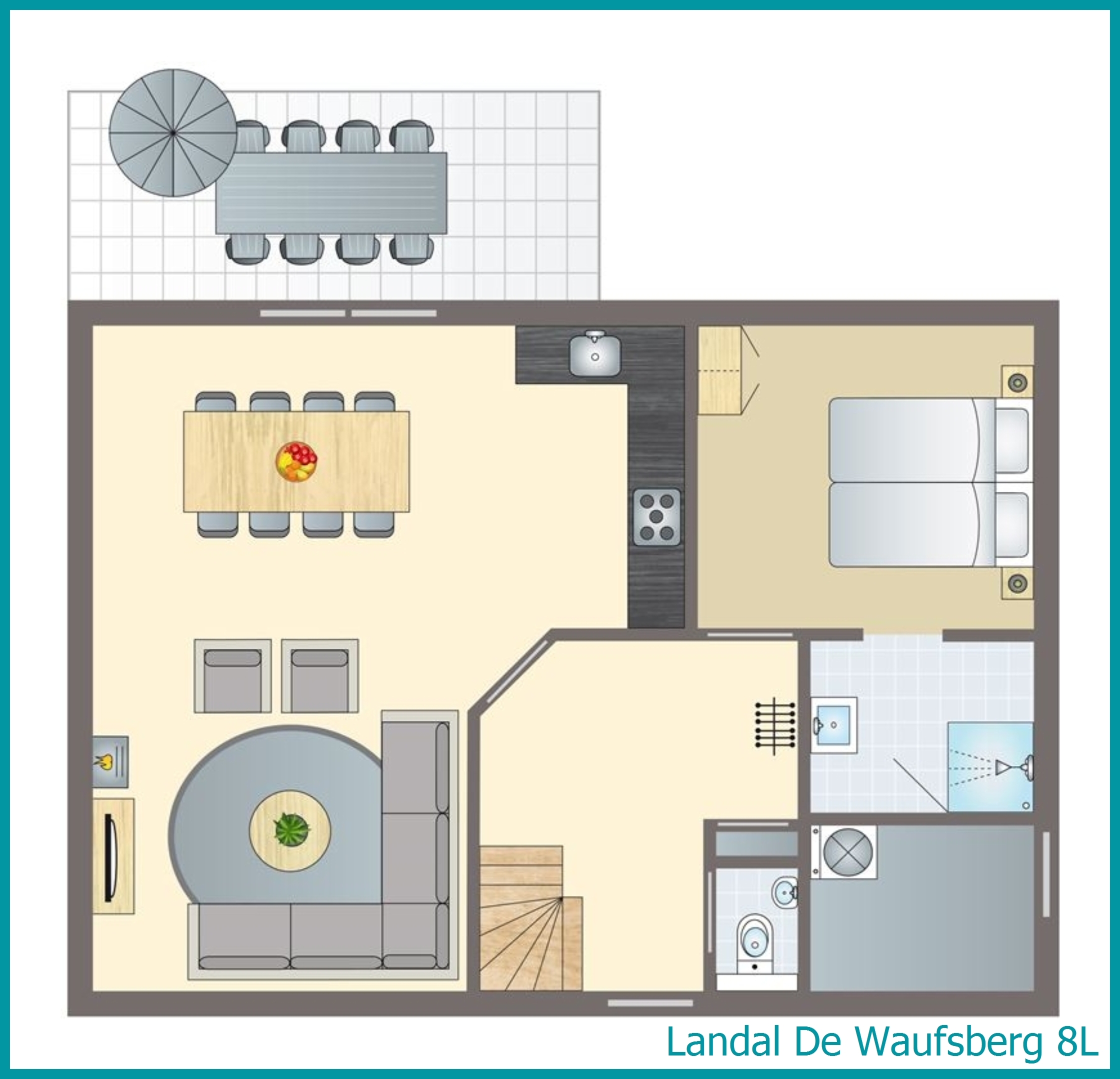 8-persoons villa 8L in De Waufsberg