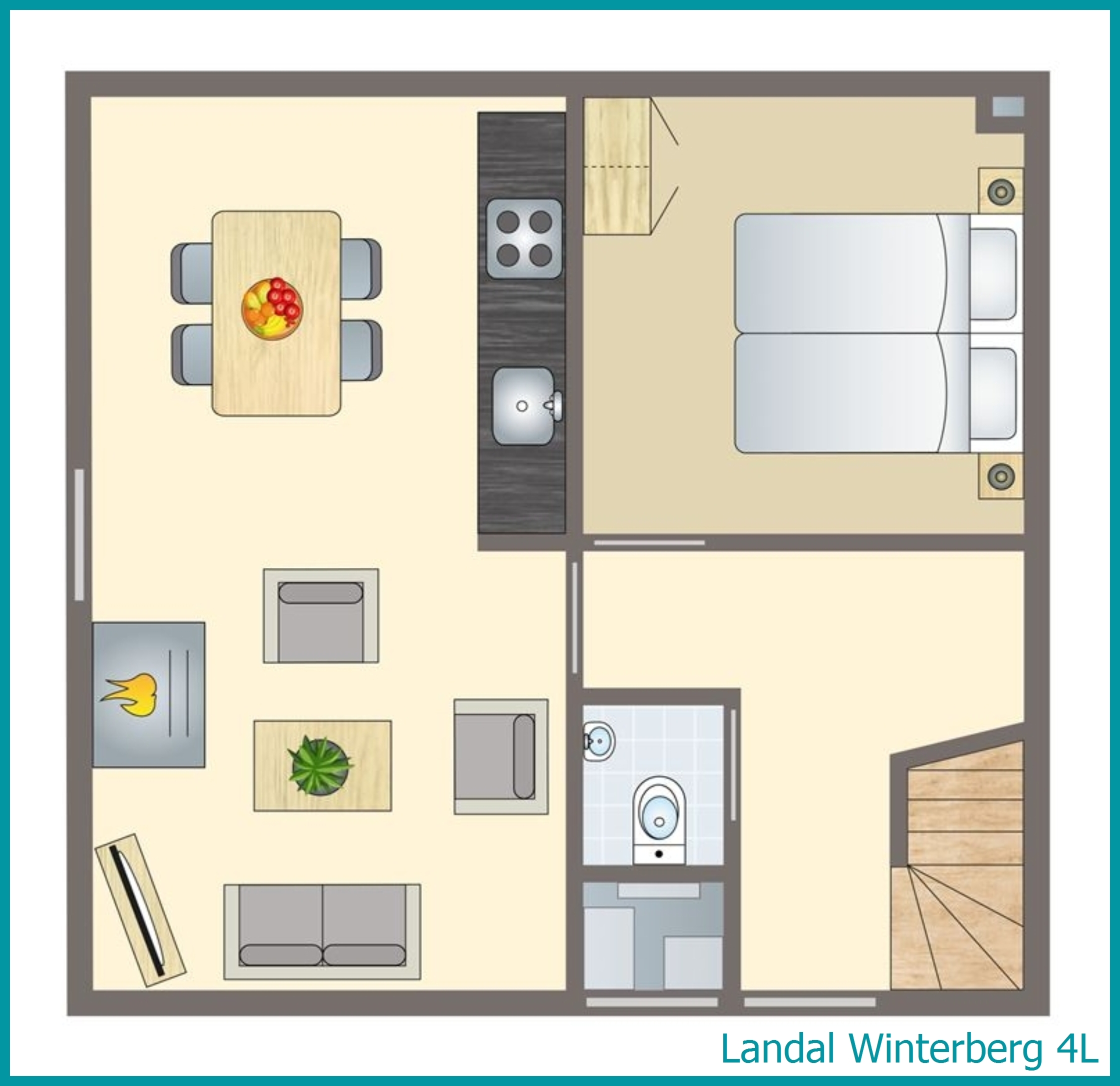 4-persoons accommodatie 4L in Winterberg