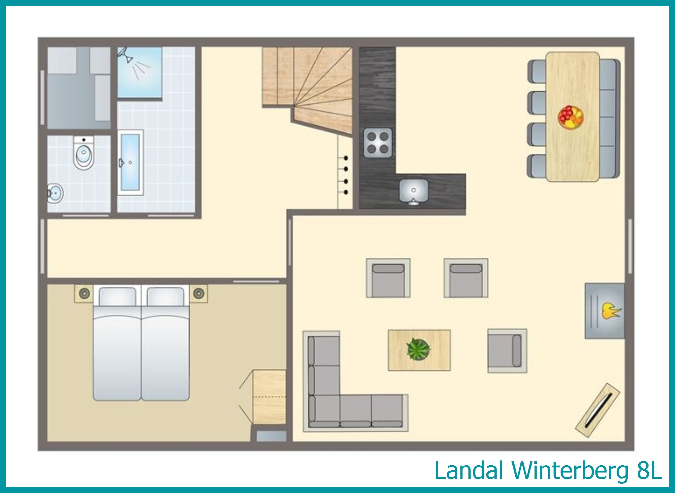 8-persoons accommodatie 8L in Winterberg