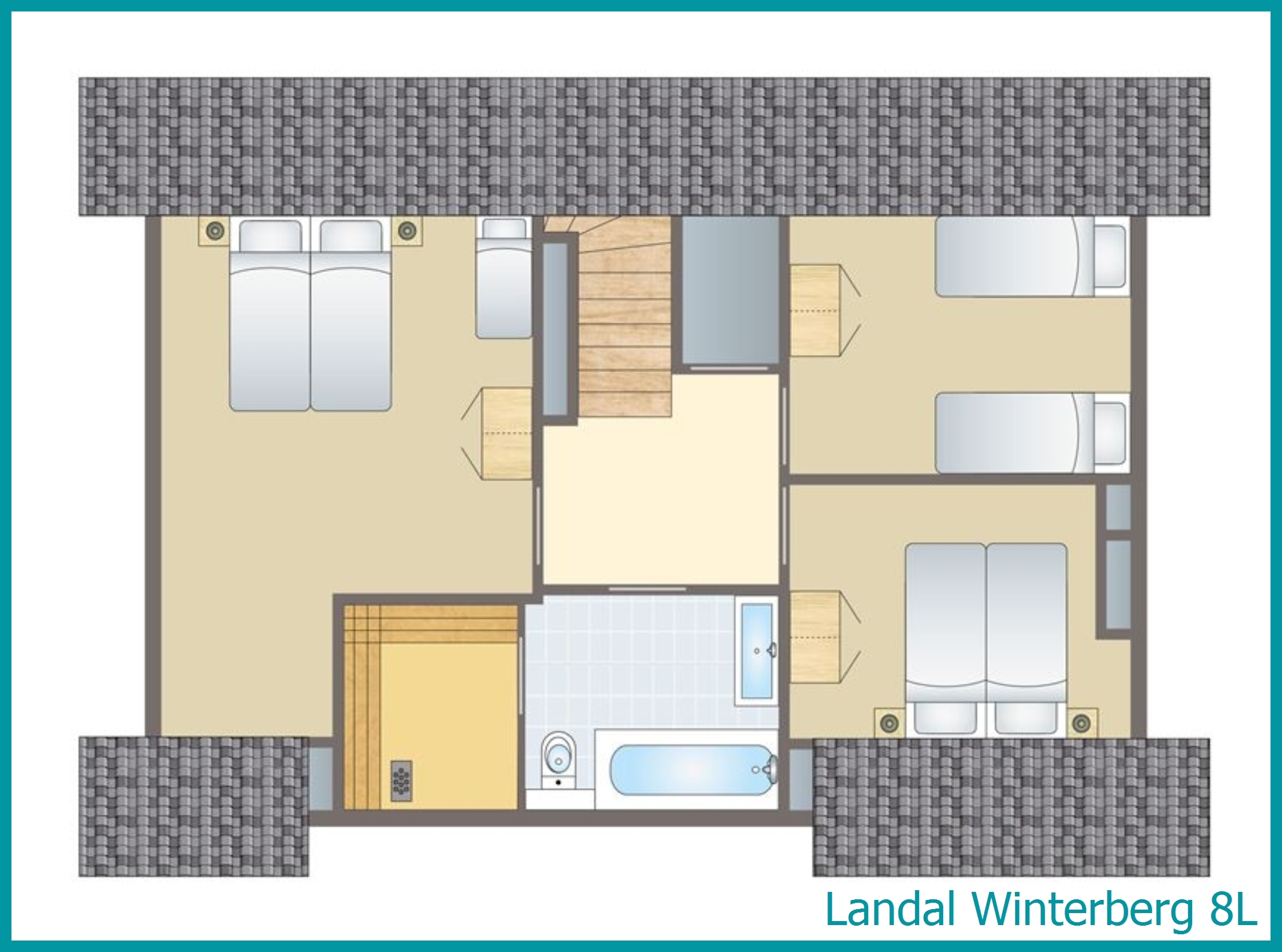 8-persoons accommodatie 8L in Winterberg