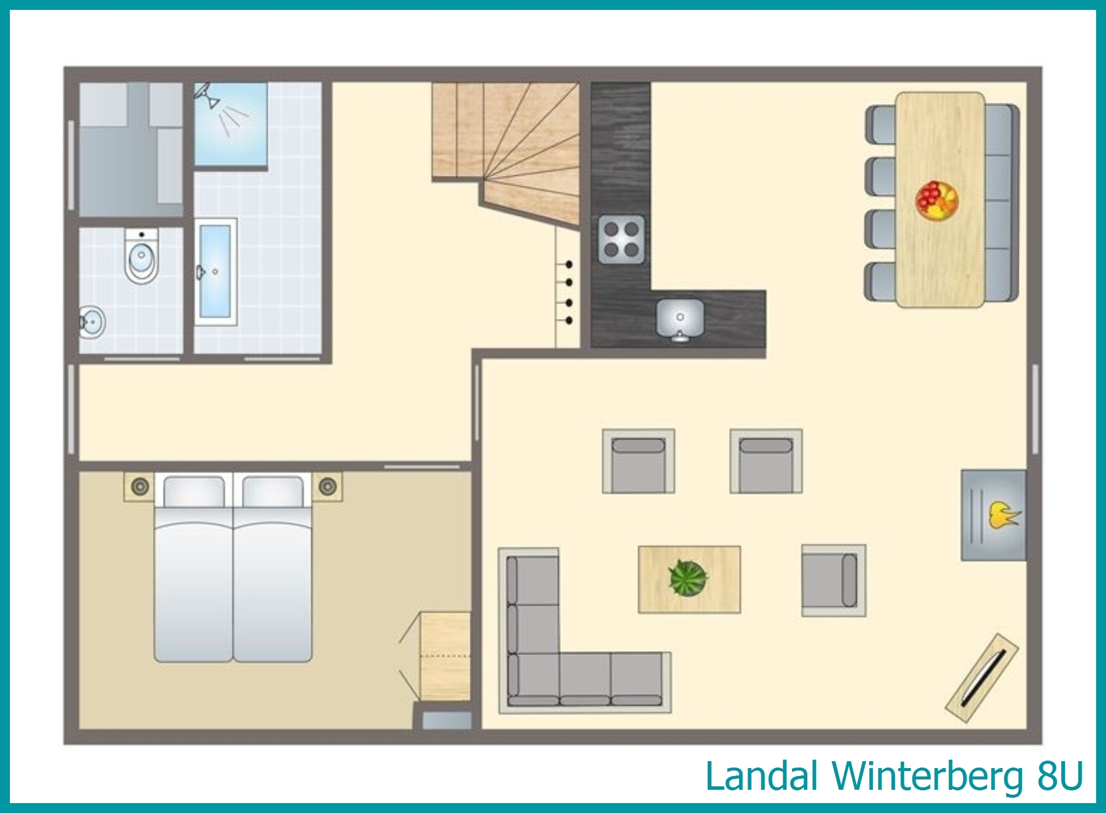 8-persoons accommodatie 8U in Winterberg
