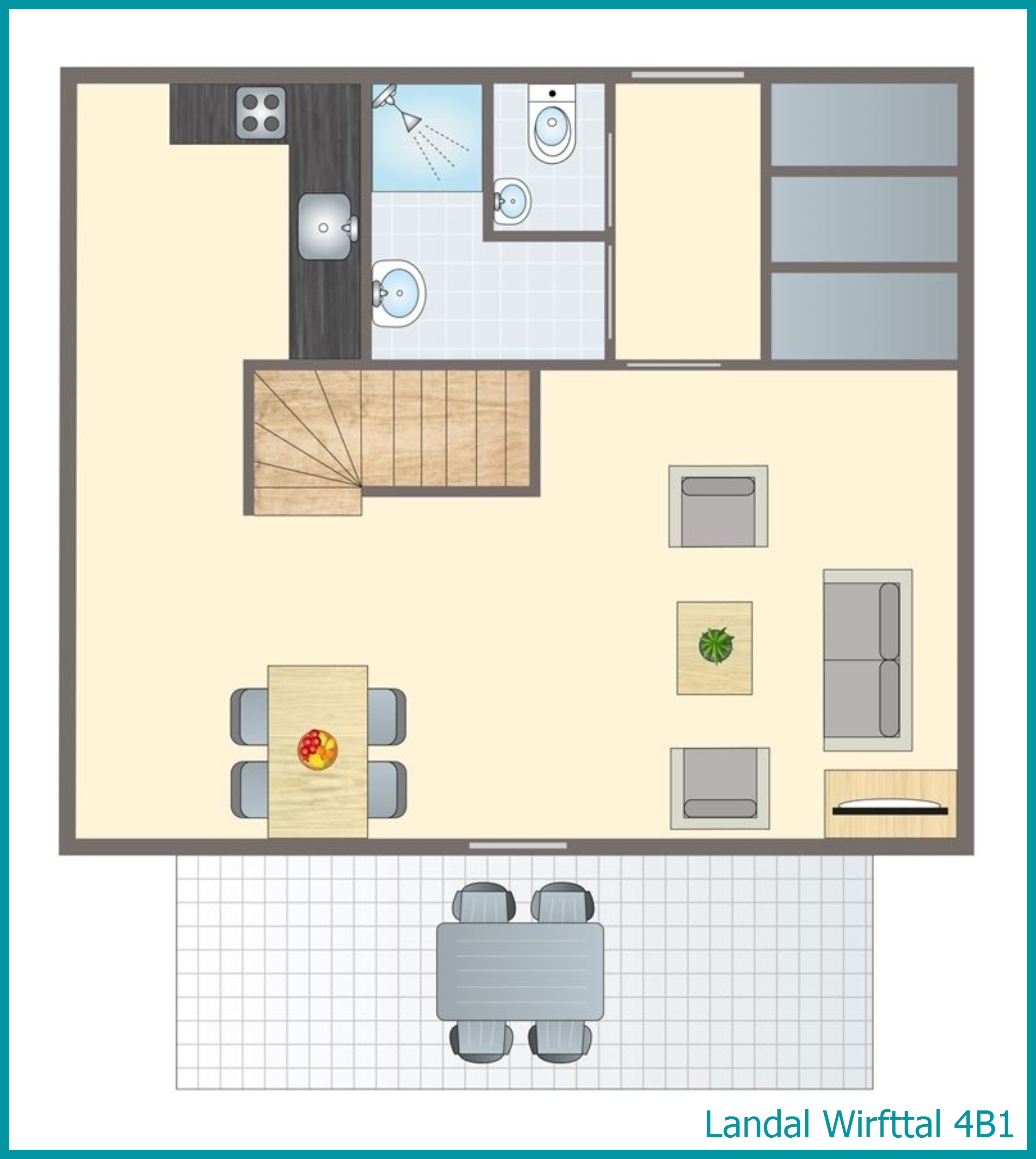 4-persoons bungalow 4B1 in Wirfttal