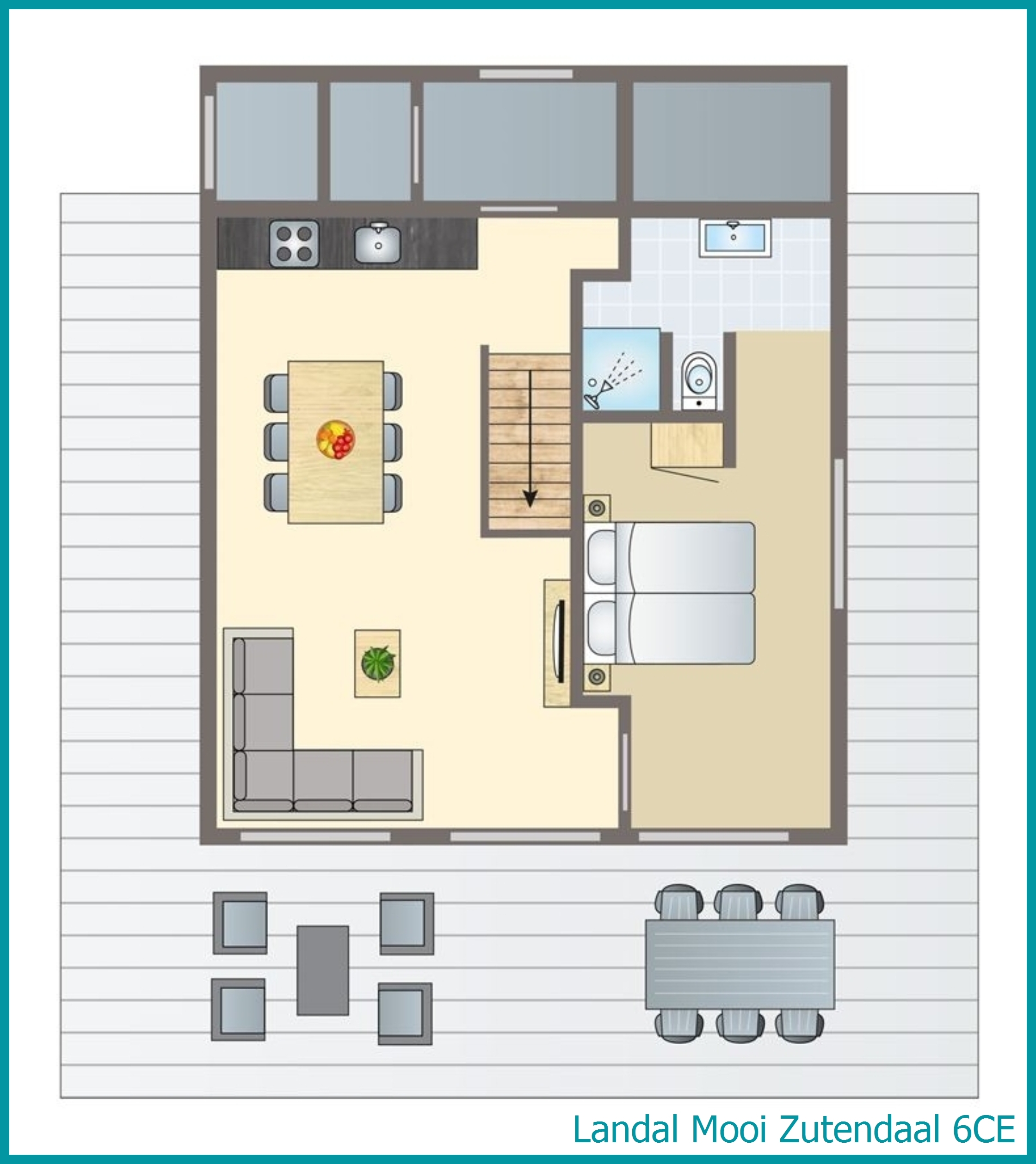 villa 6 personnes 6CE à Mooi Zutendaal