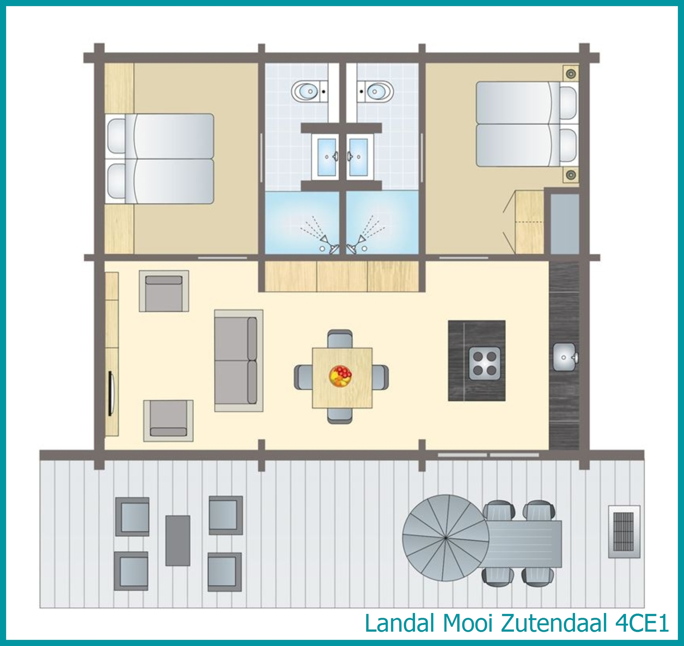4-persoons villa 4CE1 in Mooi Zutendaal
