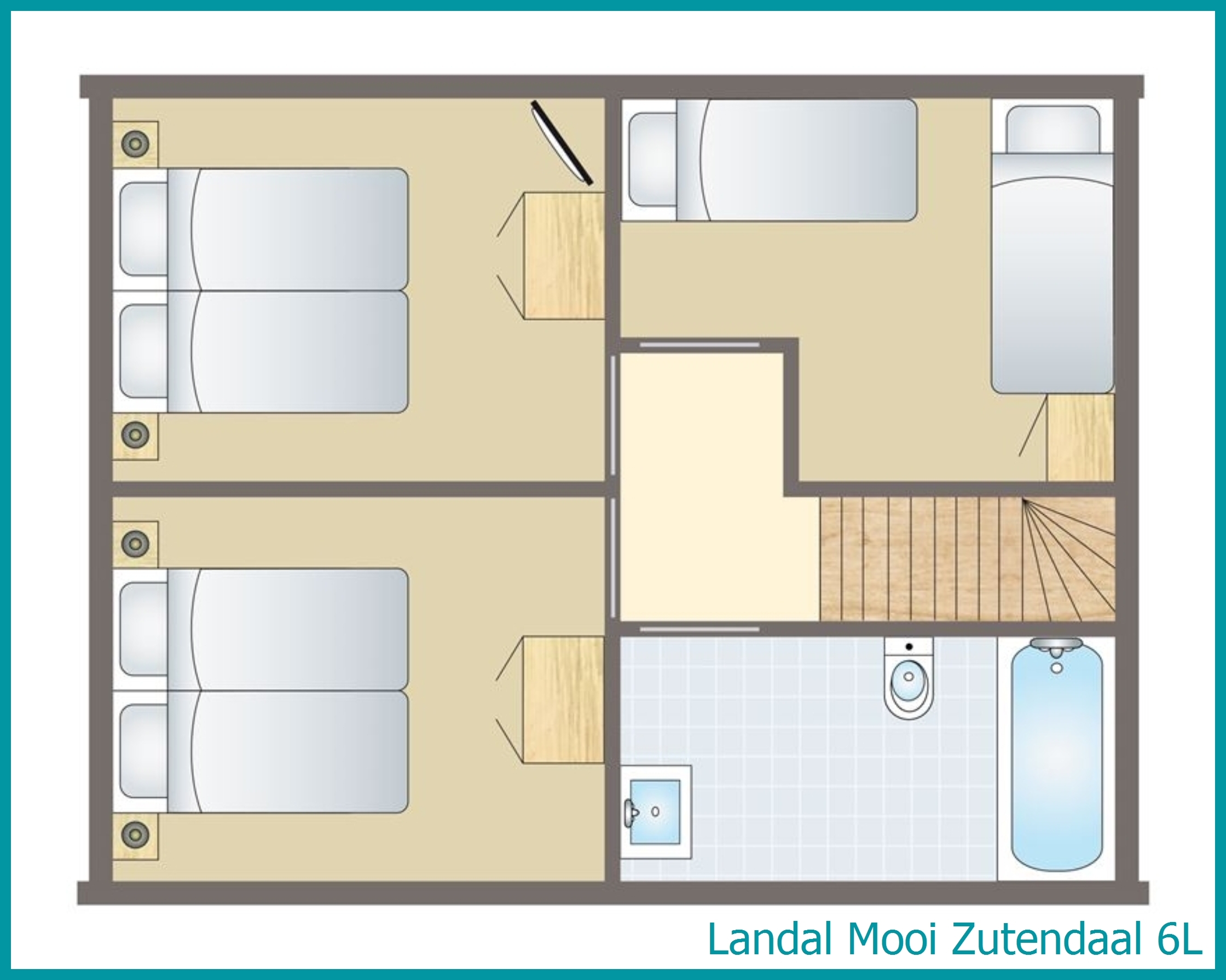 6-persoons bungalow 6L in Mooi Zutendaal