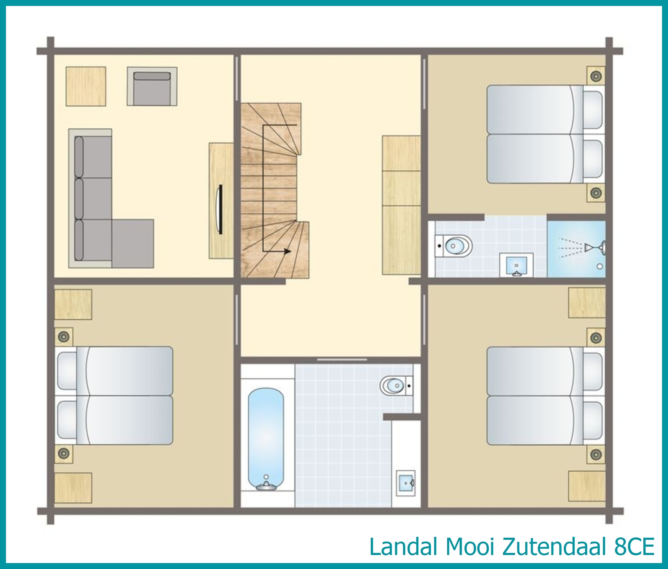 8-persoons villa 8CE in Mooi Zutendaal