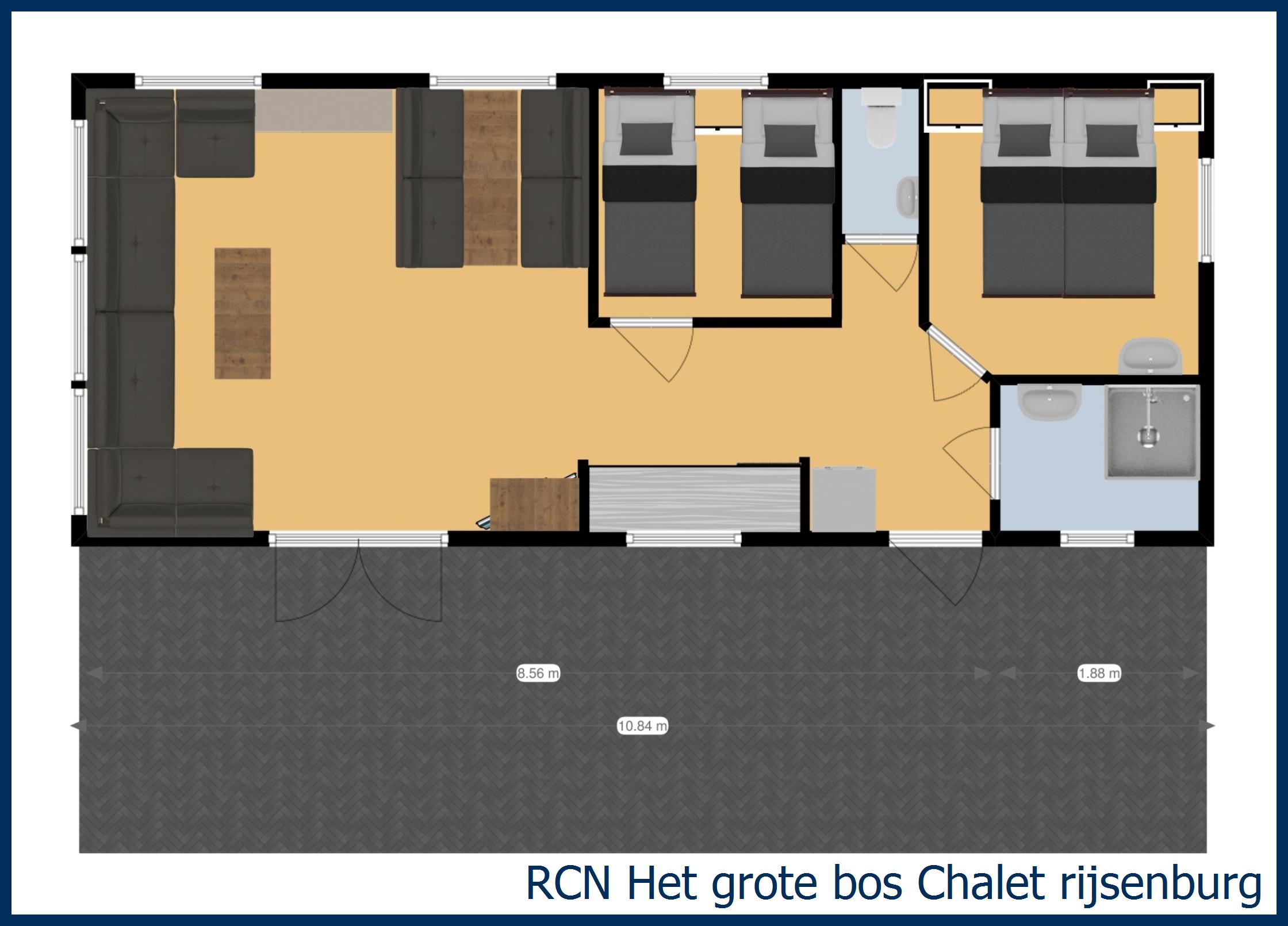 Cabane en bois Rijsenburg à Het Grote Bos