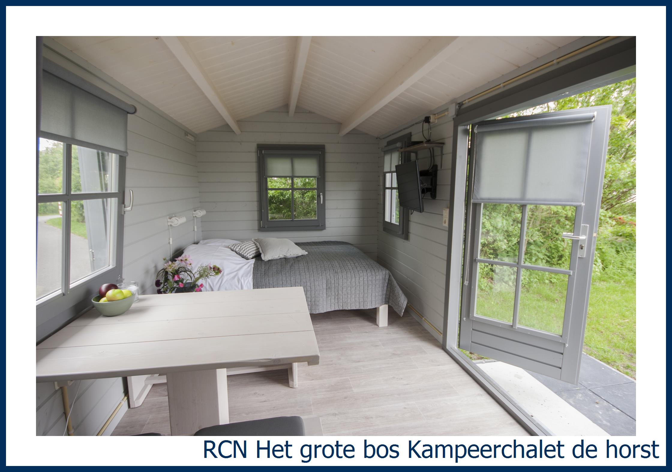 Blokhut Kampeer de horst in Het Grote Bos