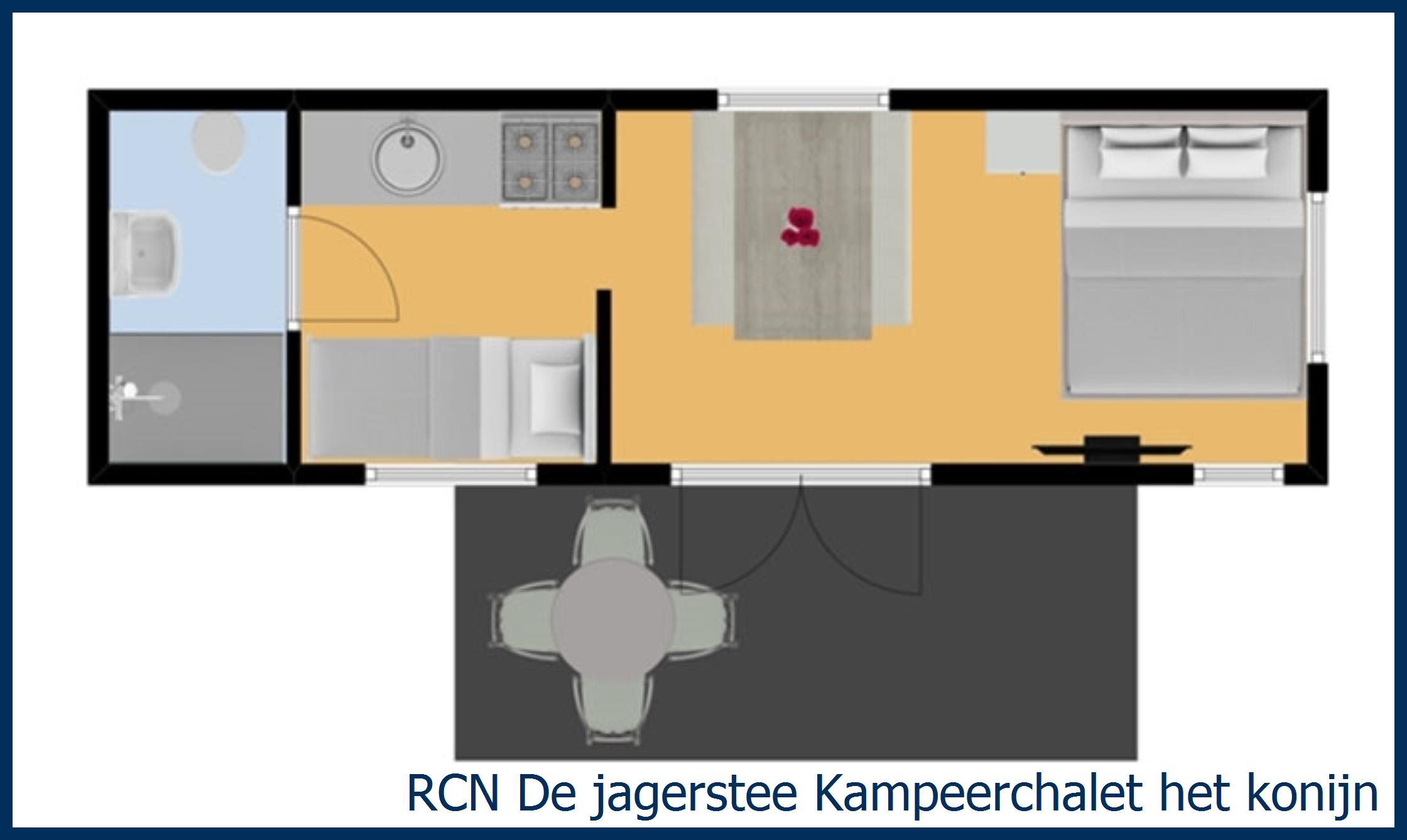 Blokhut Kampeer het Konijn in De Jagerstee