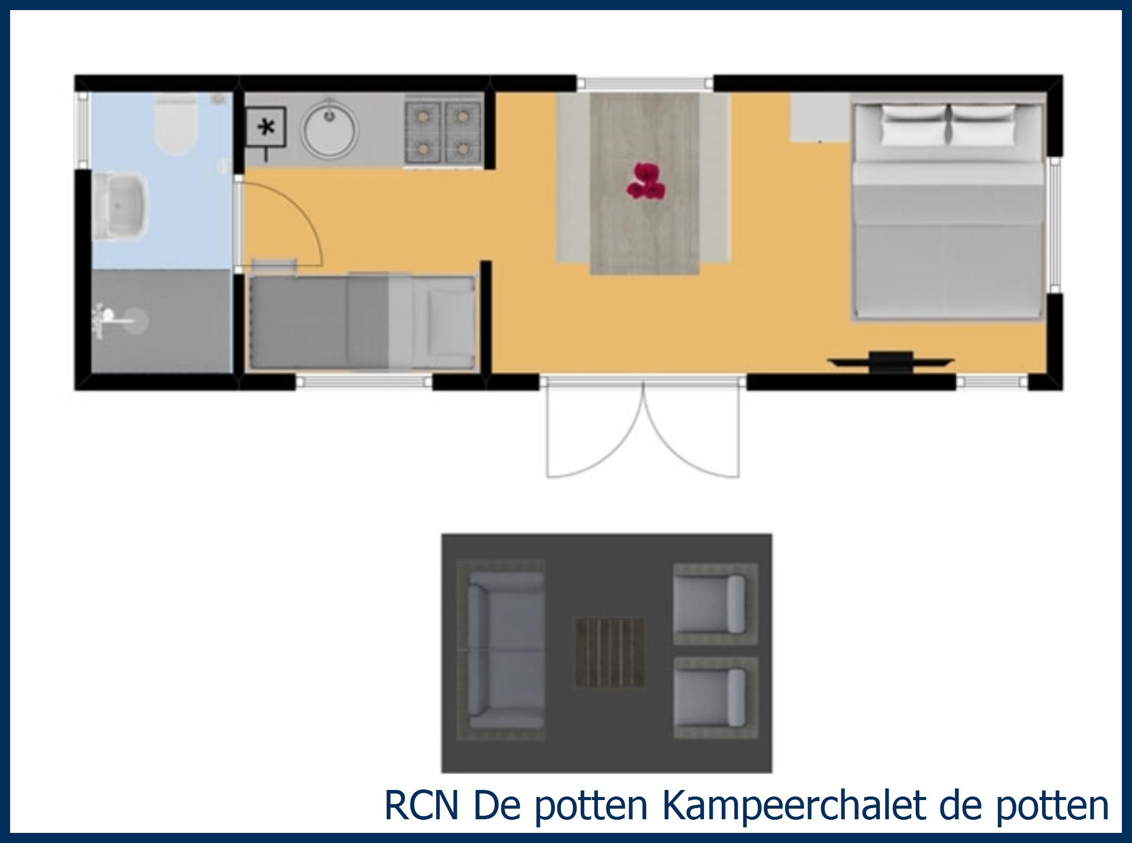 Blokhut Kampeer de Potten in De Potten