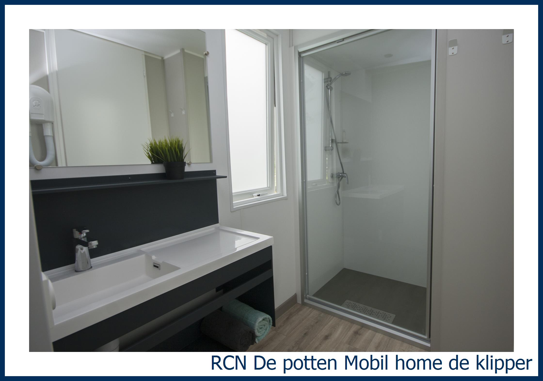 Stacaravan Mobil home de Klipper in De Potten