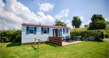 Stacaravan Mobil home Zeearend in RCN Toppershoedje