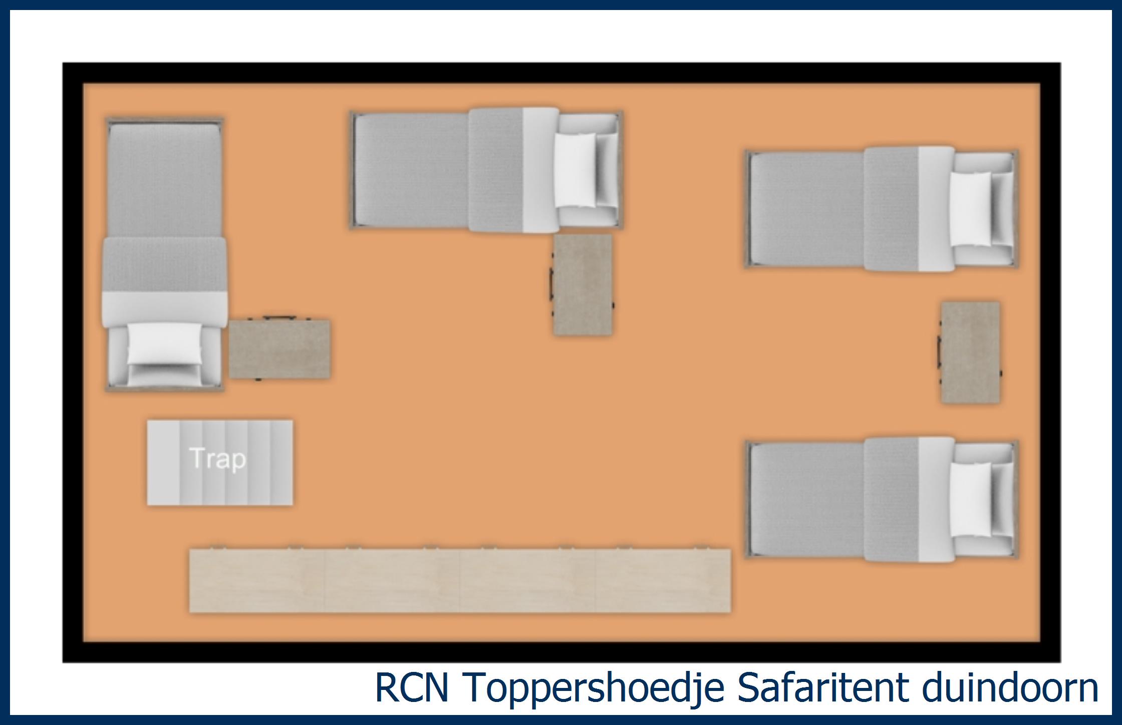 Safaritent Duindoorn in Toppershoedje