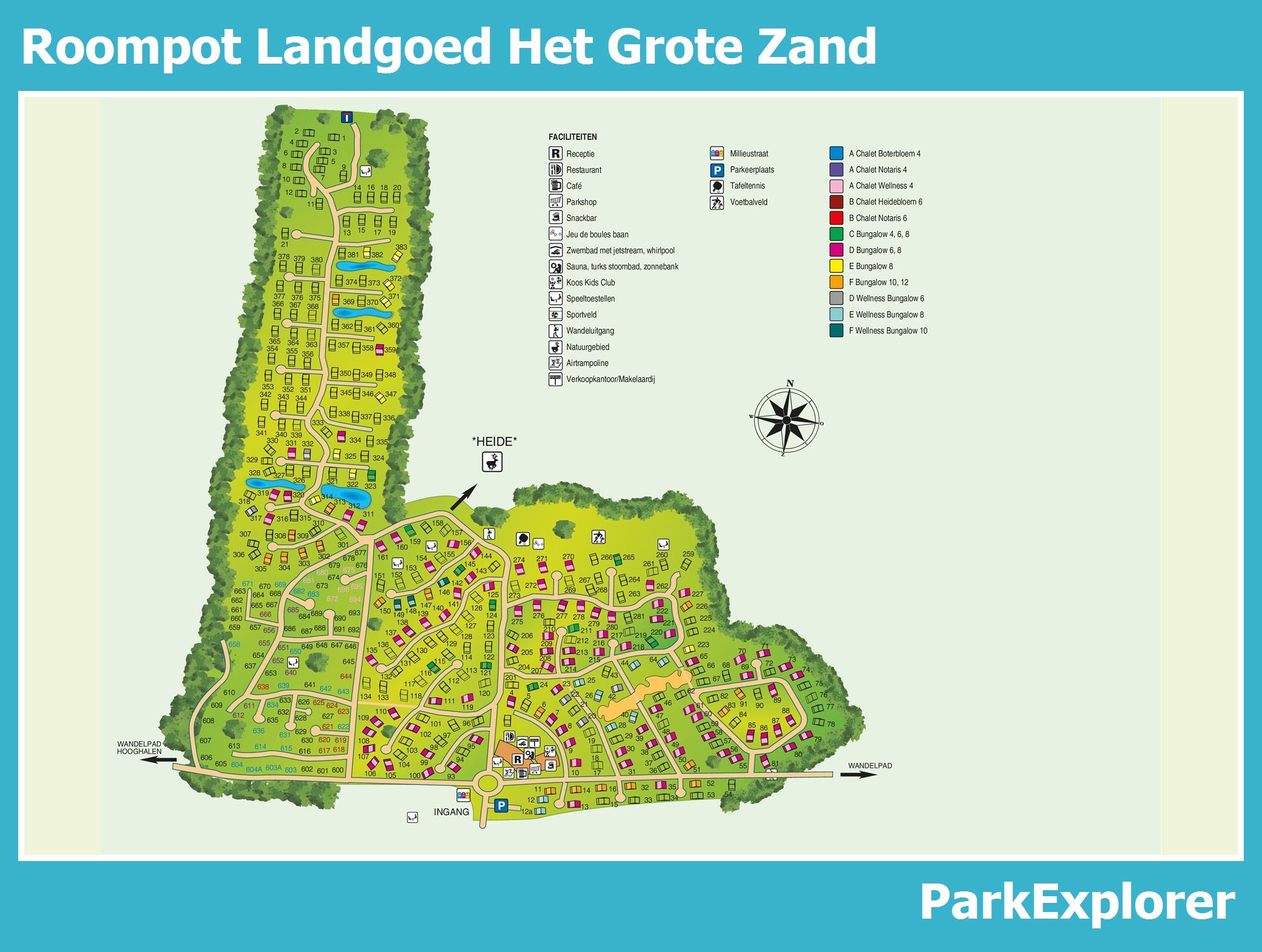 Plattegrond Roompot Het Grote Zand