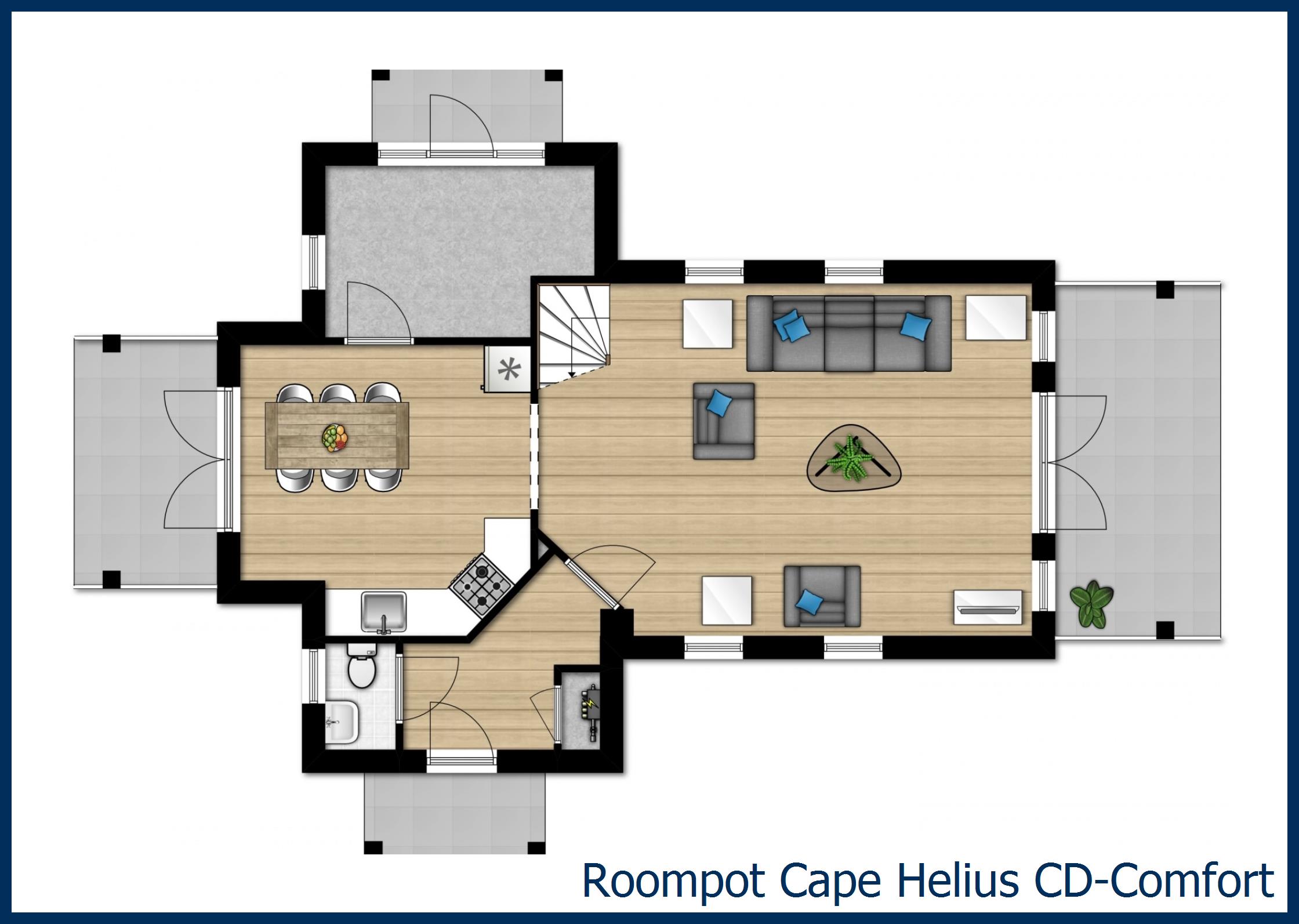 Bungalow CD-Comfort à Cape Helius