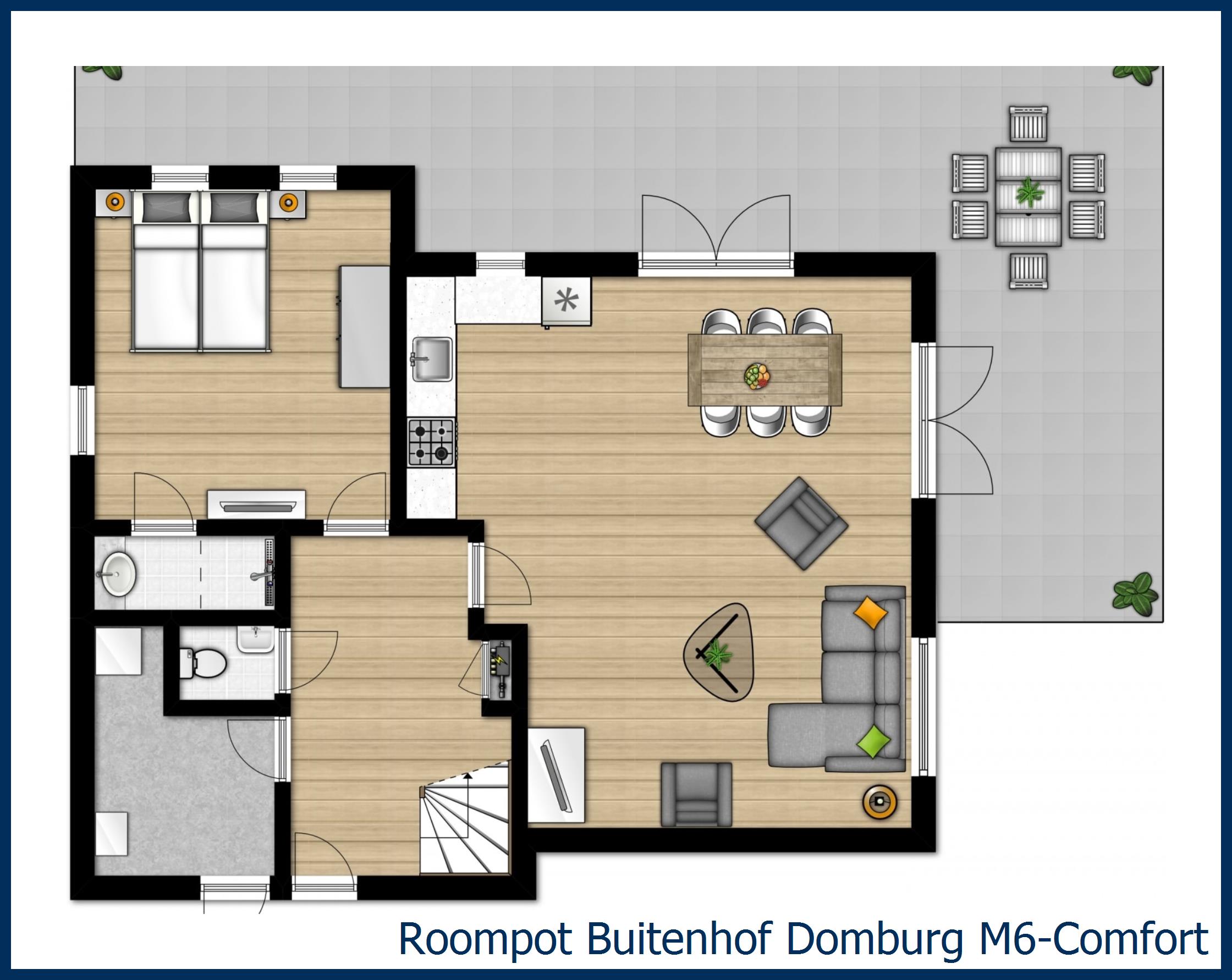 Bungalow M6-Comfort à Buitenhof Domburg
