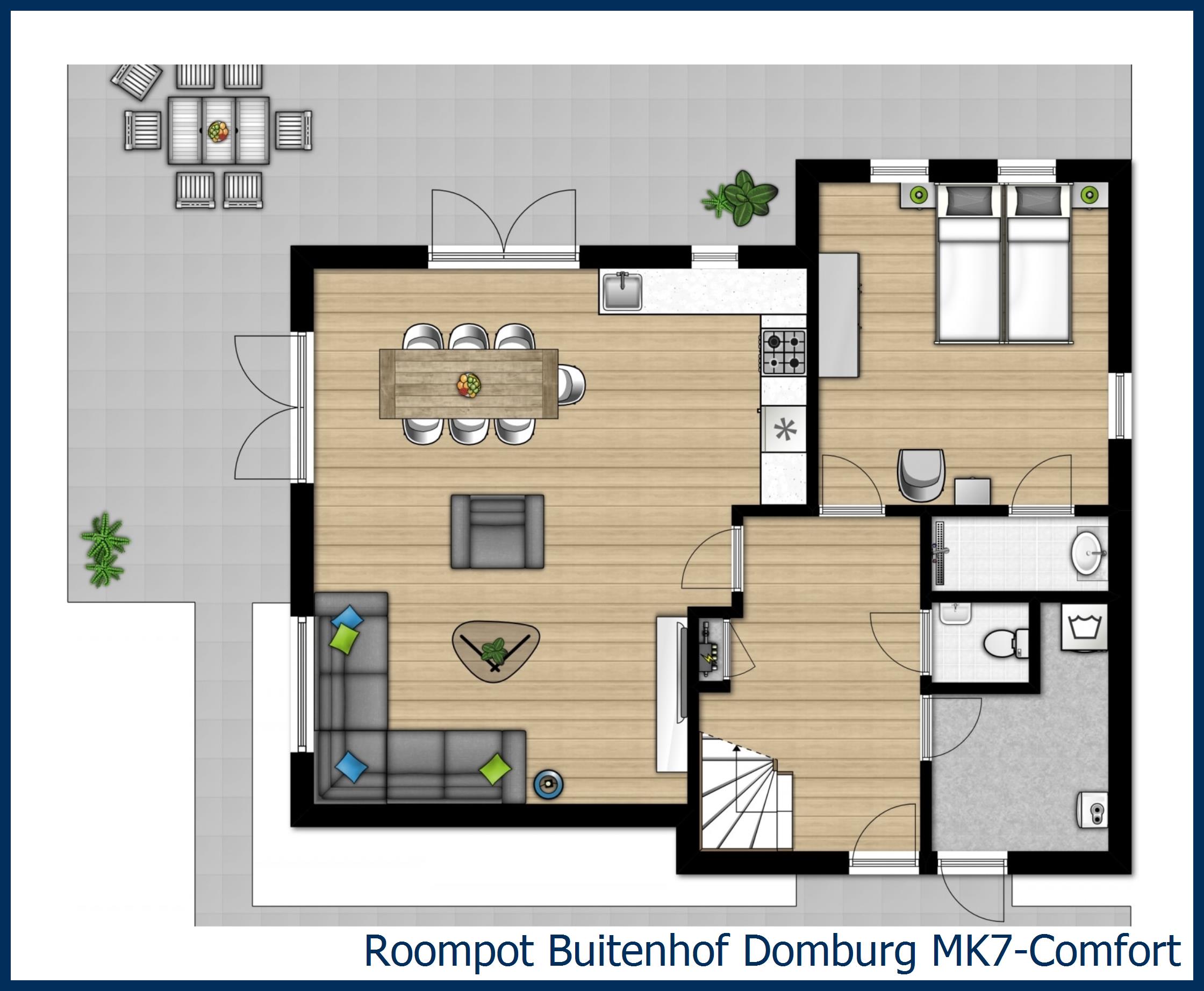 Bungalow MK7-Comfort à Buitenhof Domburg