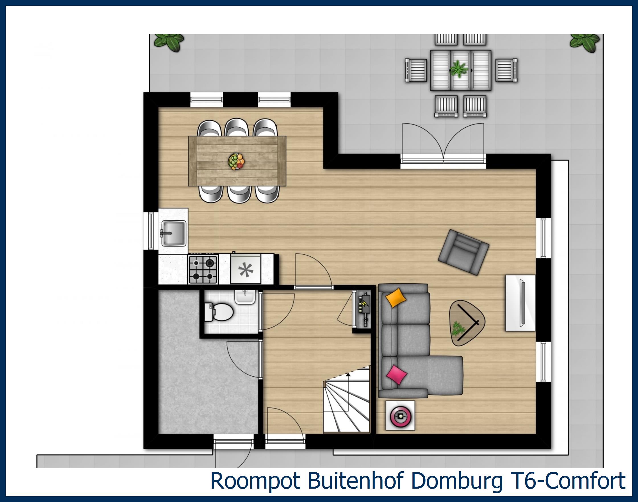 Bungalow T6-Comfort à Buitenhof Domburg