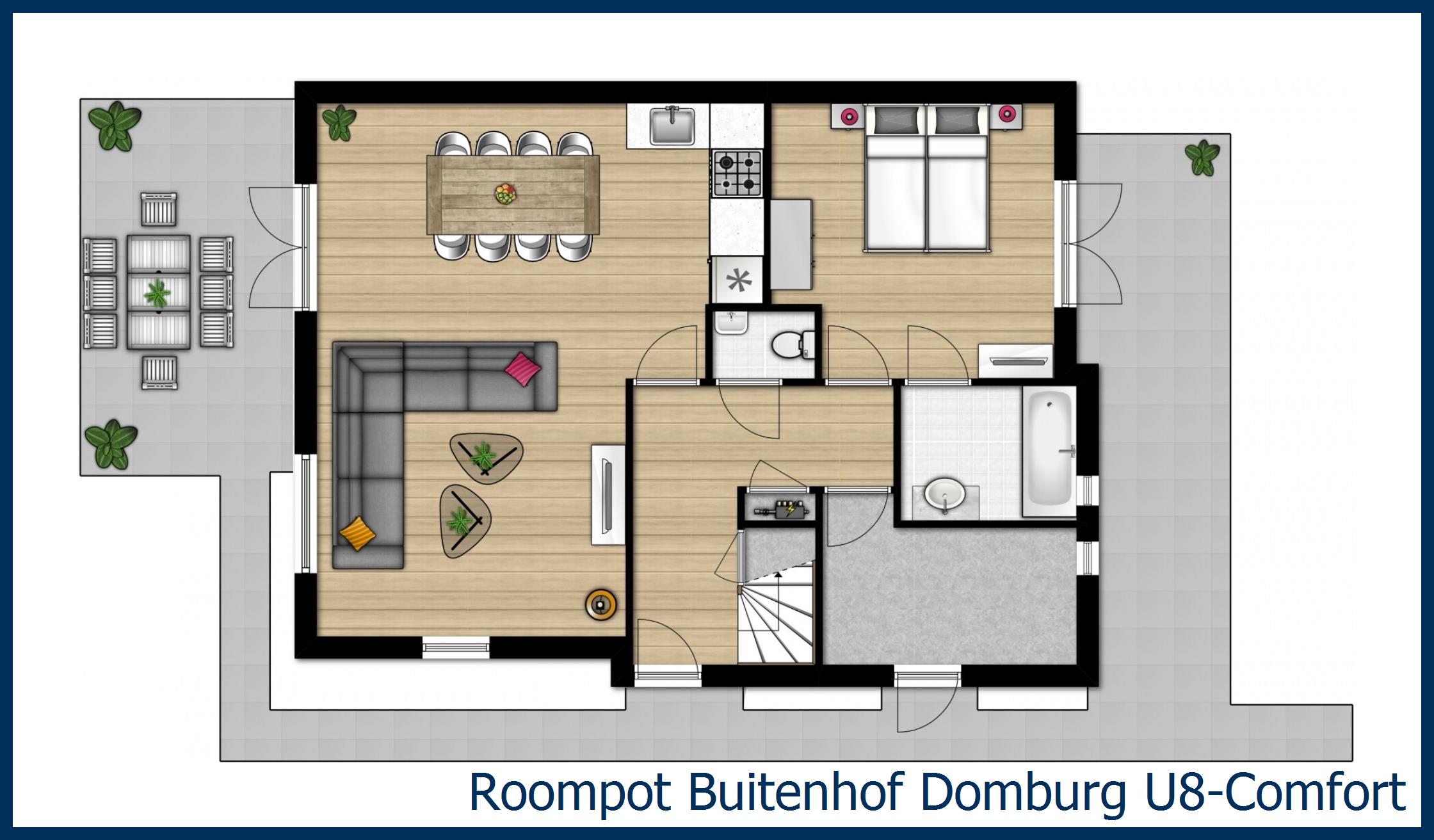 Bungalow U8-Comfort à Buitenhof Domburg