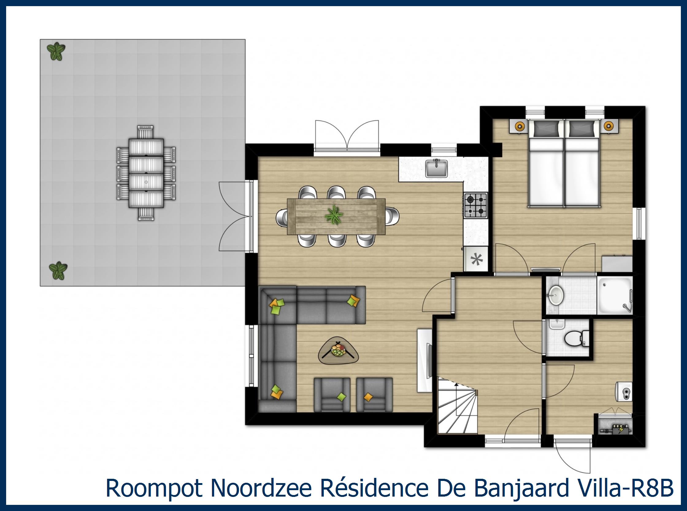 Villa Villa-R8B à Noordzee Résidence De Banjaard