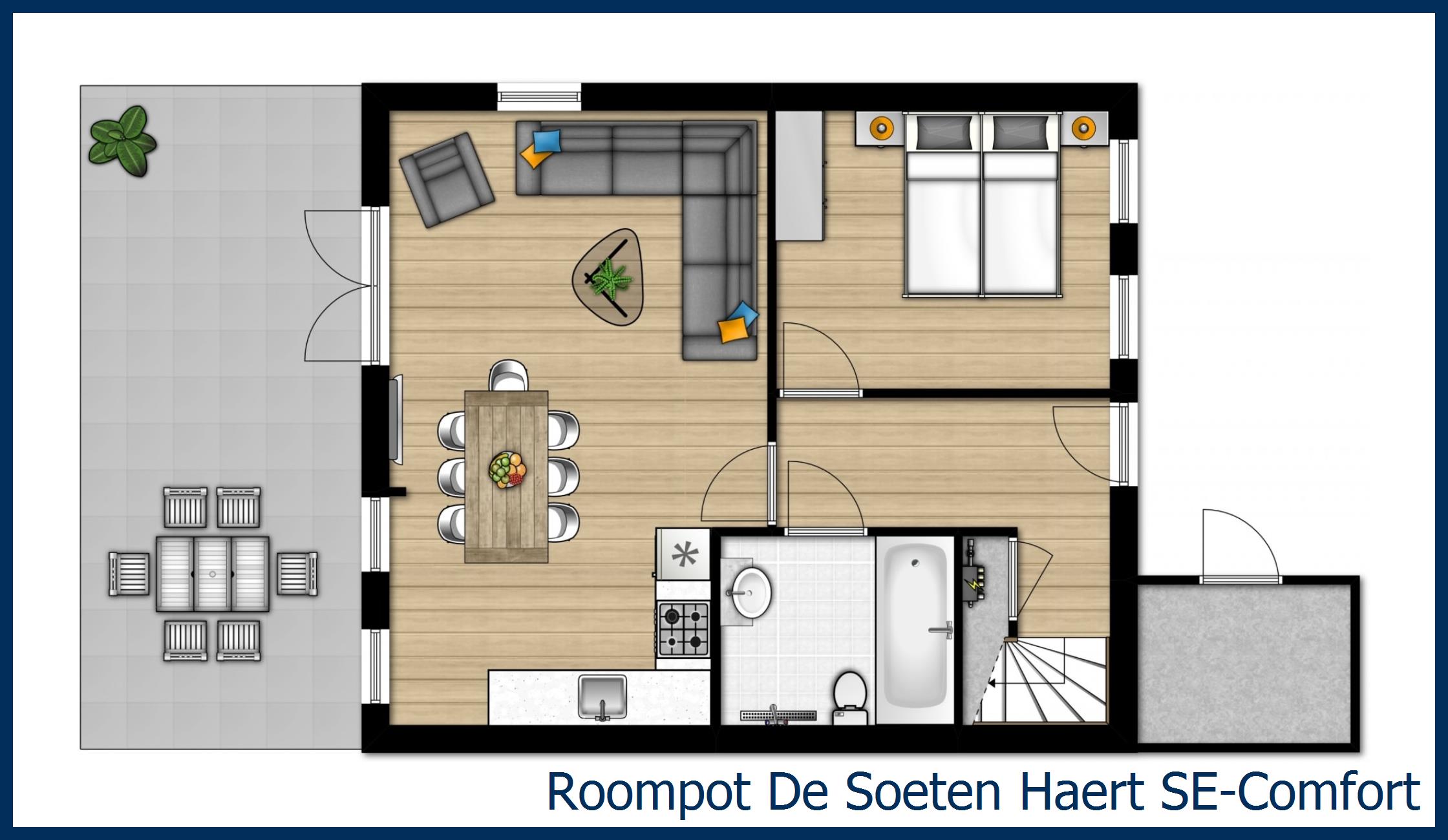 Bungalow SE-Comfort à De Soeten Haert