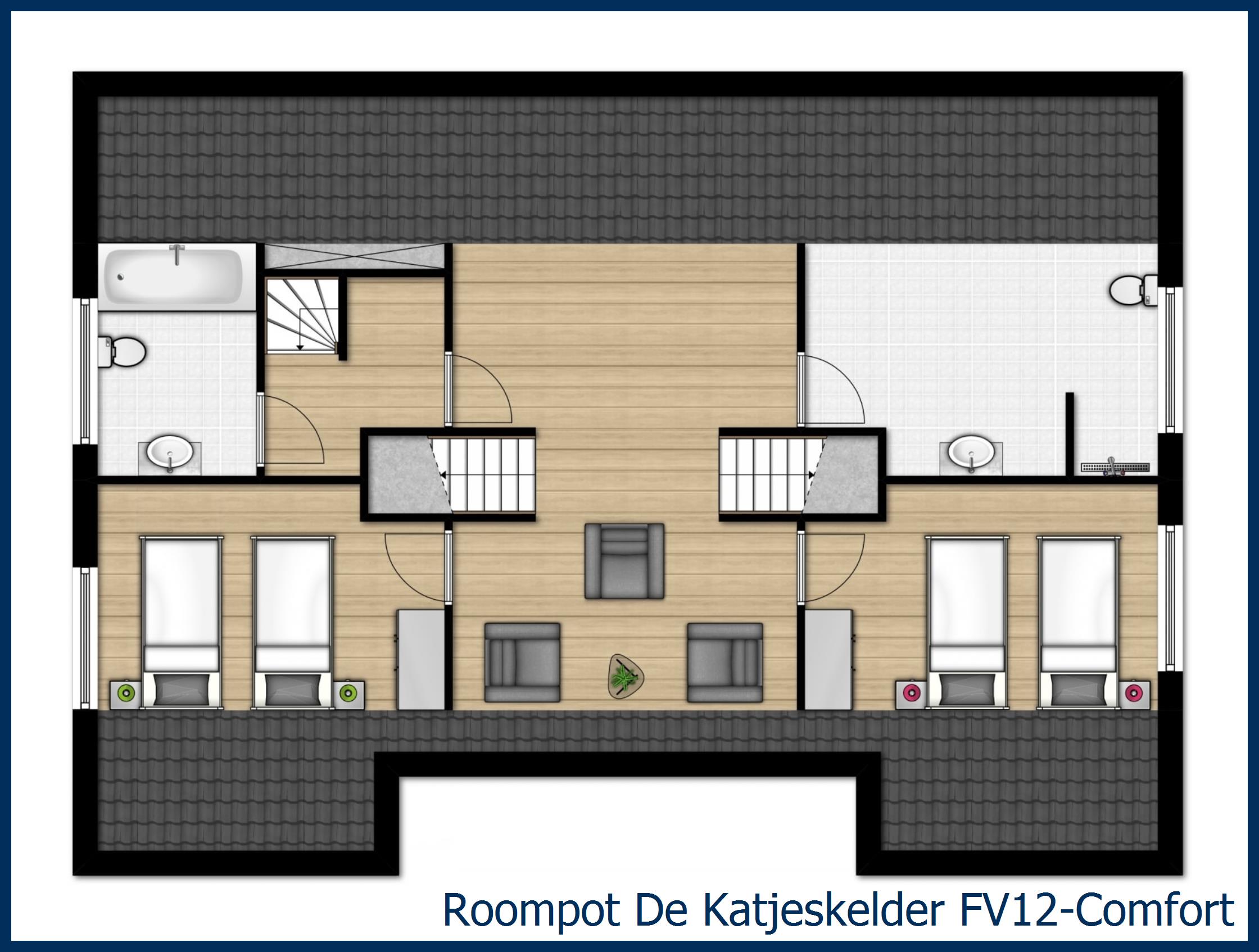 Bungalow FV12-Comfort à De Katjeskelder