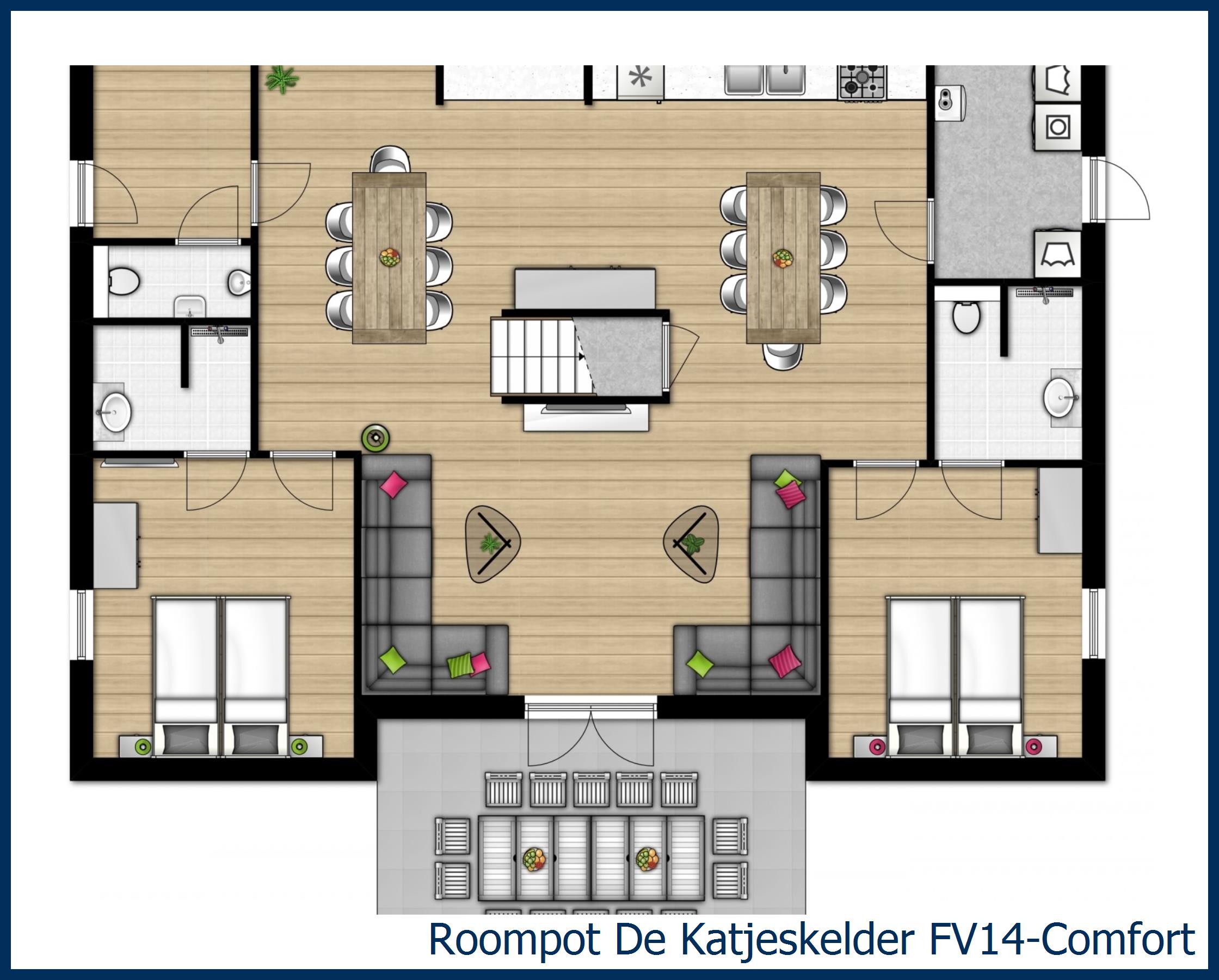 Bungalow FV14-Comfort à De Katjeskelder