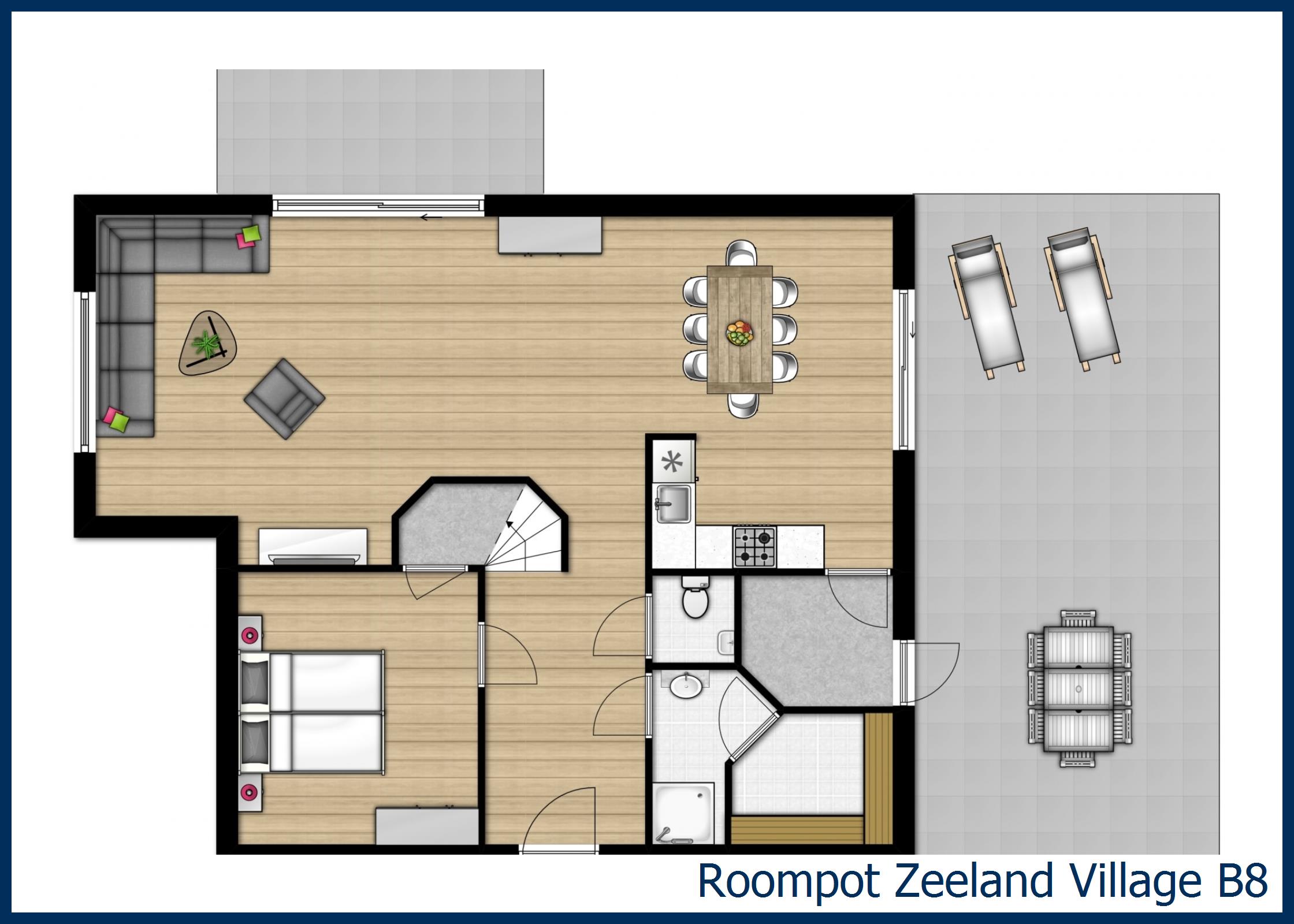 Bungalow B8 à Zeeland Village