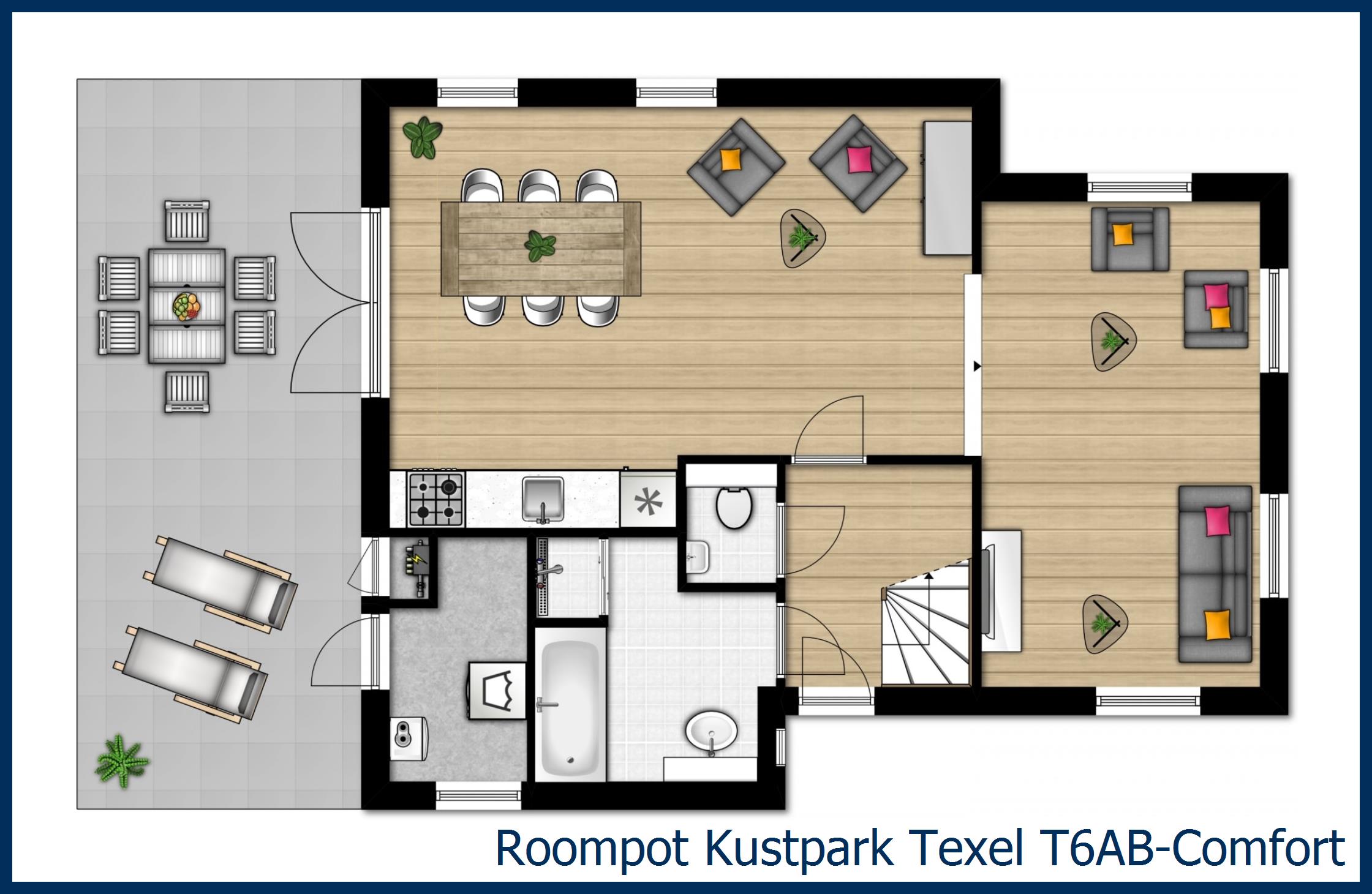 Bungalow T6AB-Comfort à Kustpark Texel
