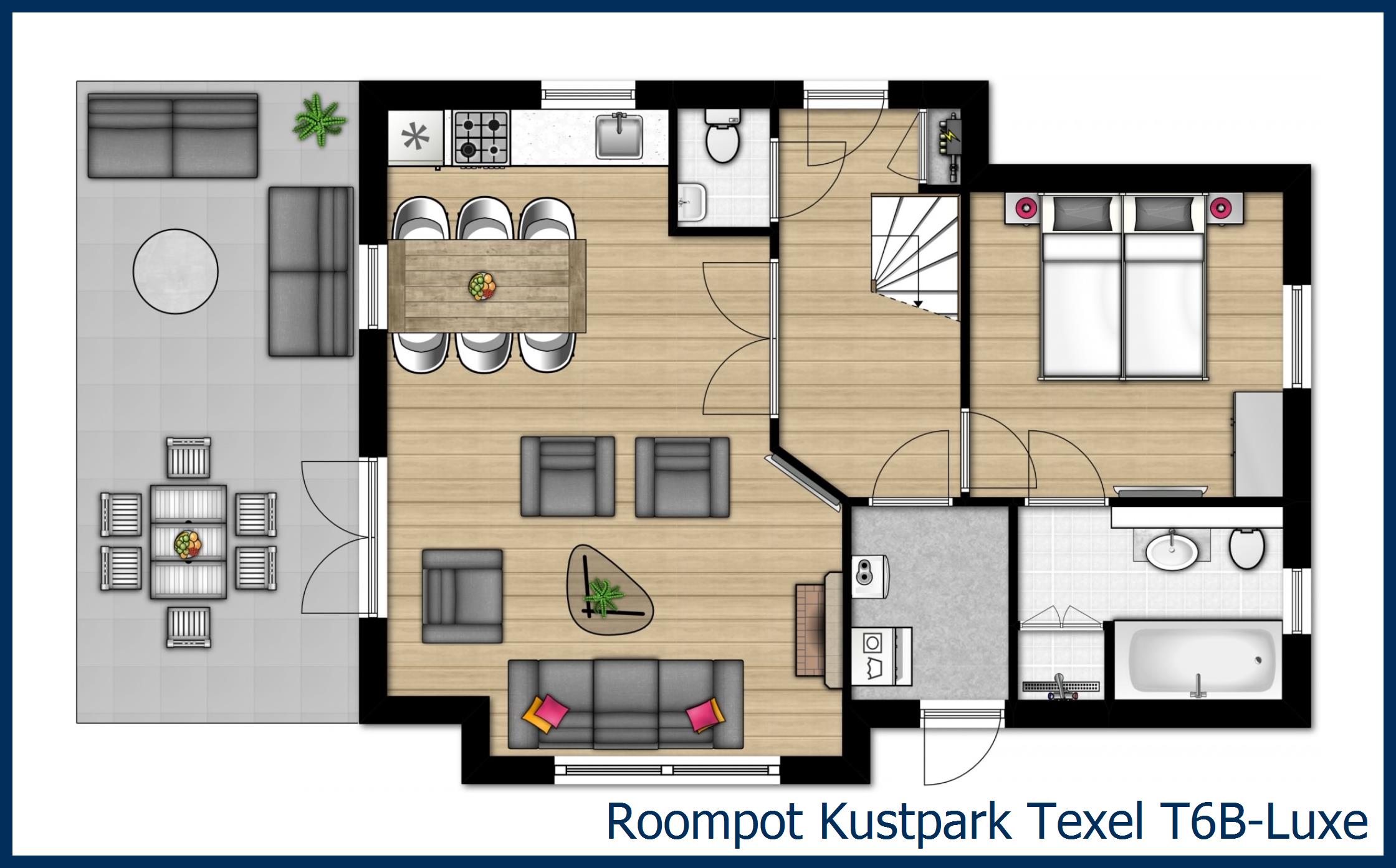 Bungalow T6B-Luxe à Kustpark Texel