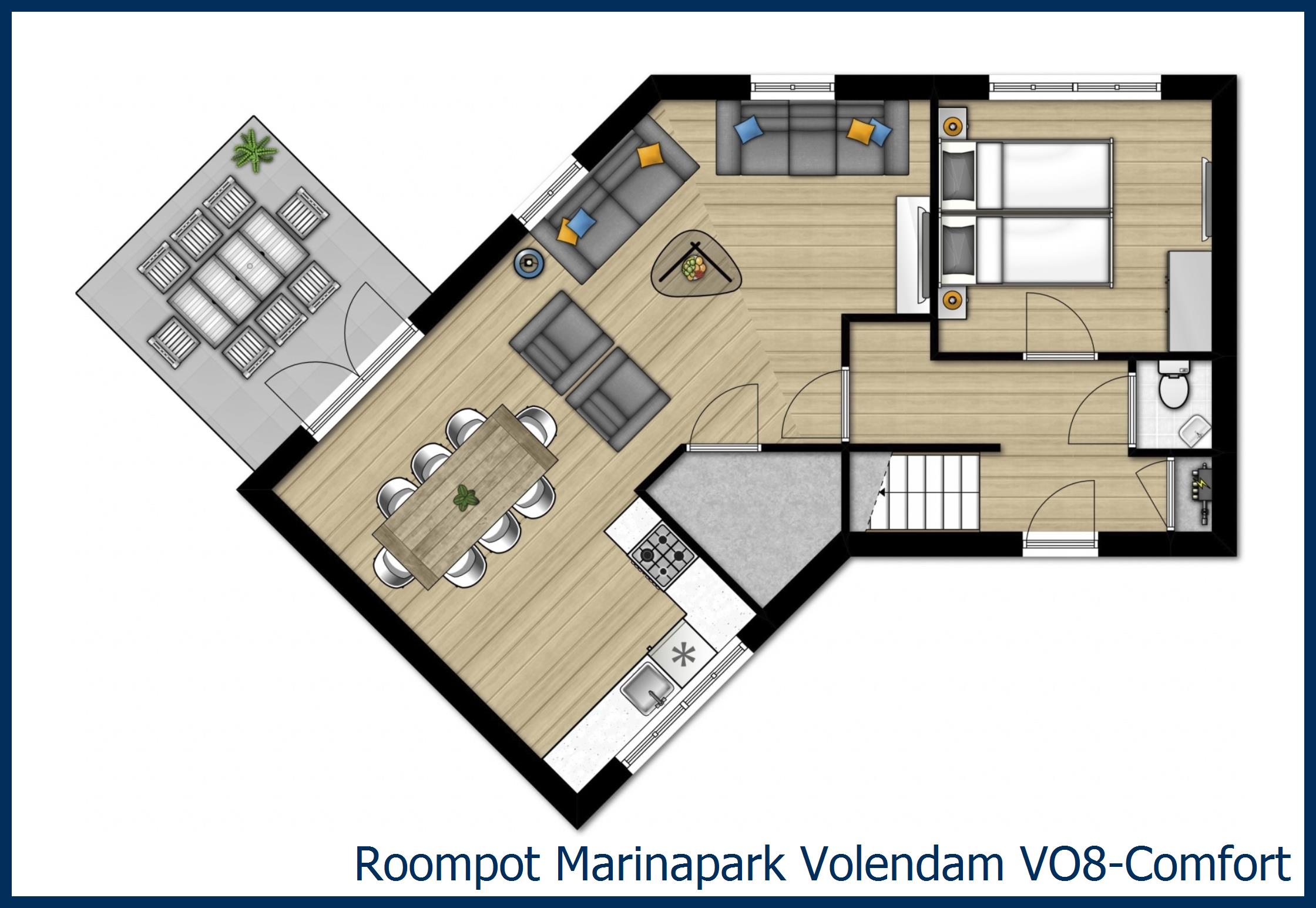 Bungalow VO8-Comfort à Marinapark Volendam