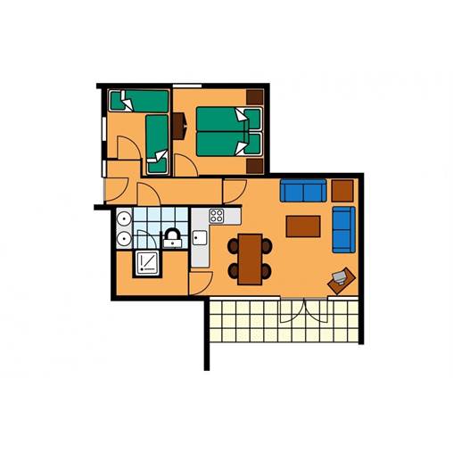 Bungalow KVV4 à Klein Vink