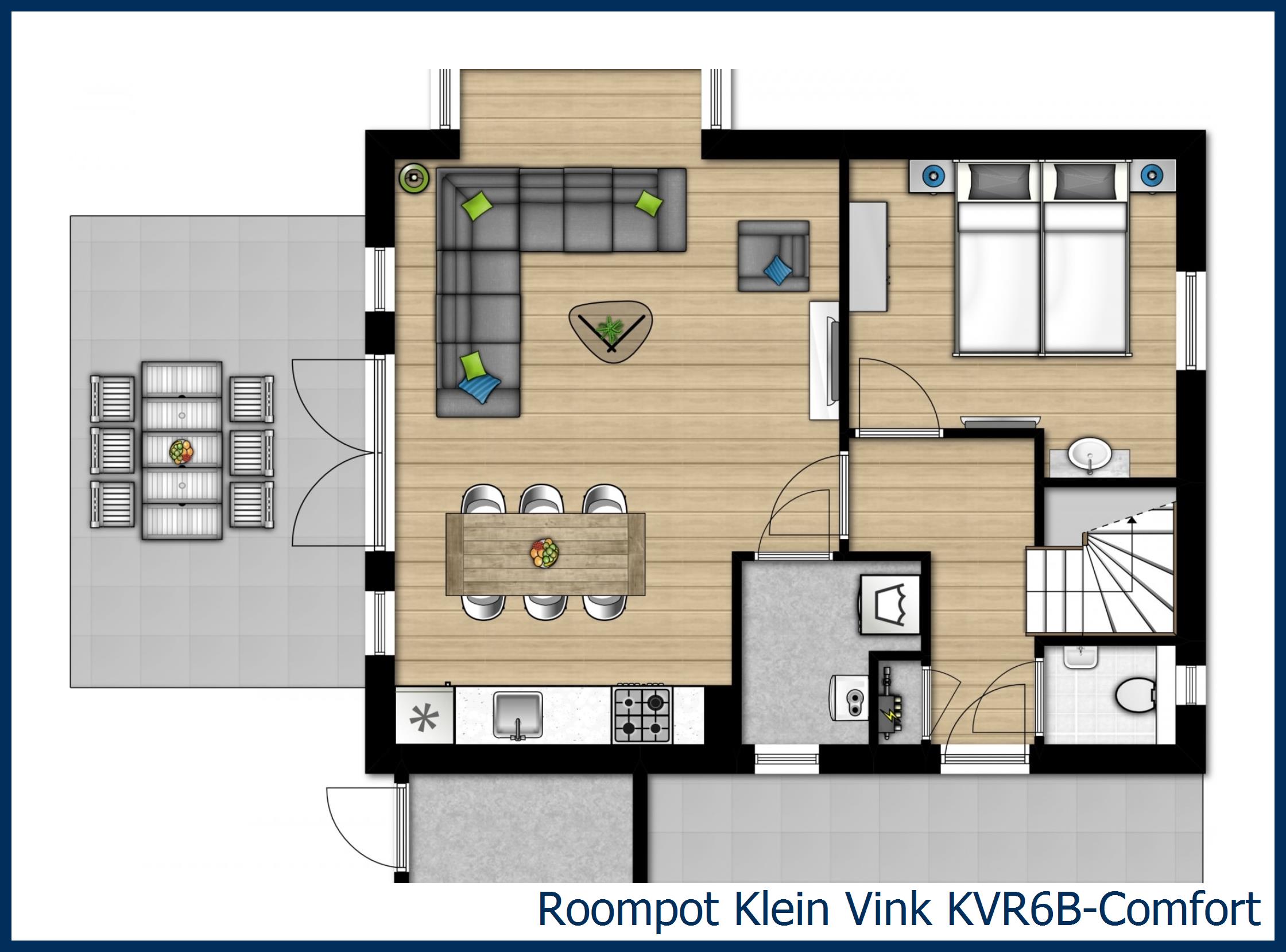 Villa KVR6B-Comfort à Klein Vink