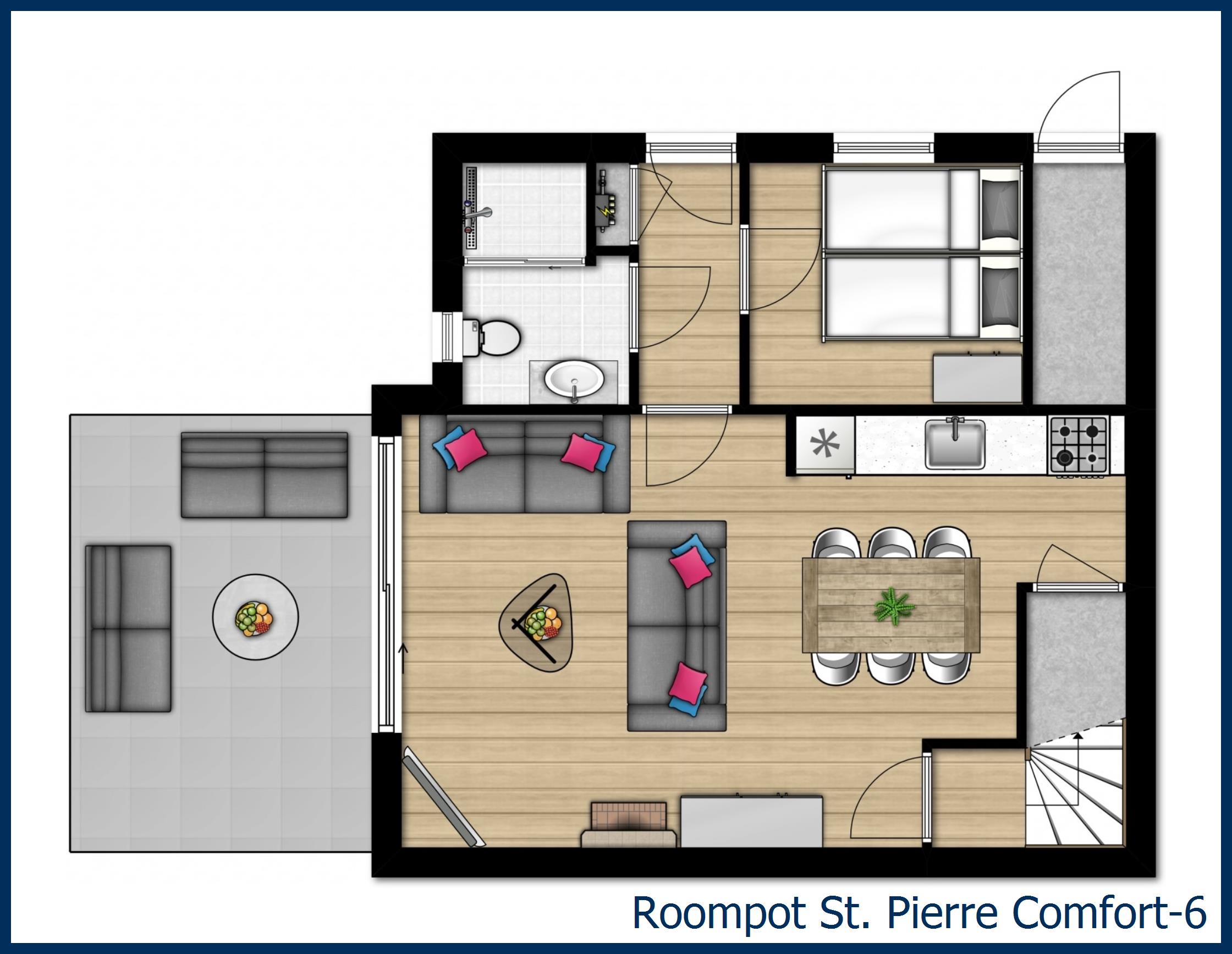 Bungalow Comfort-6 à St. Pierre