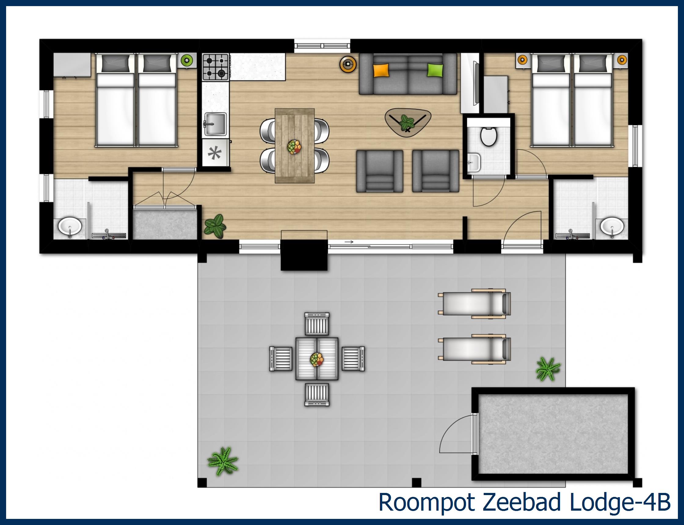 Lodge Lodge-4B à Zeebad