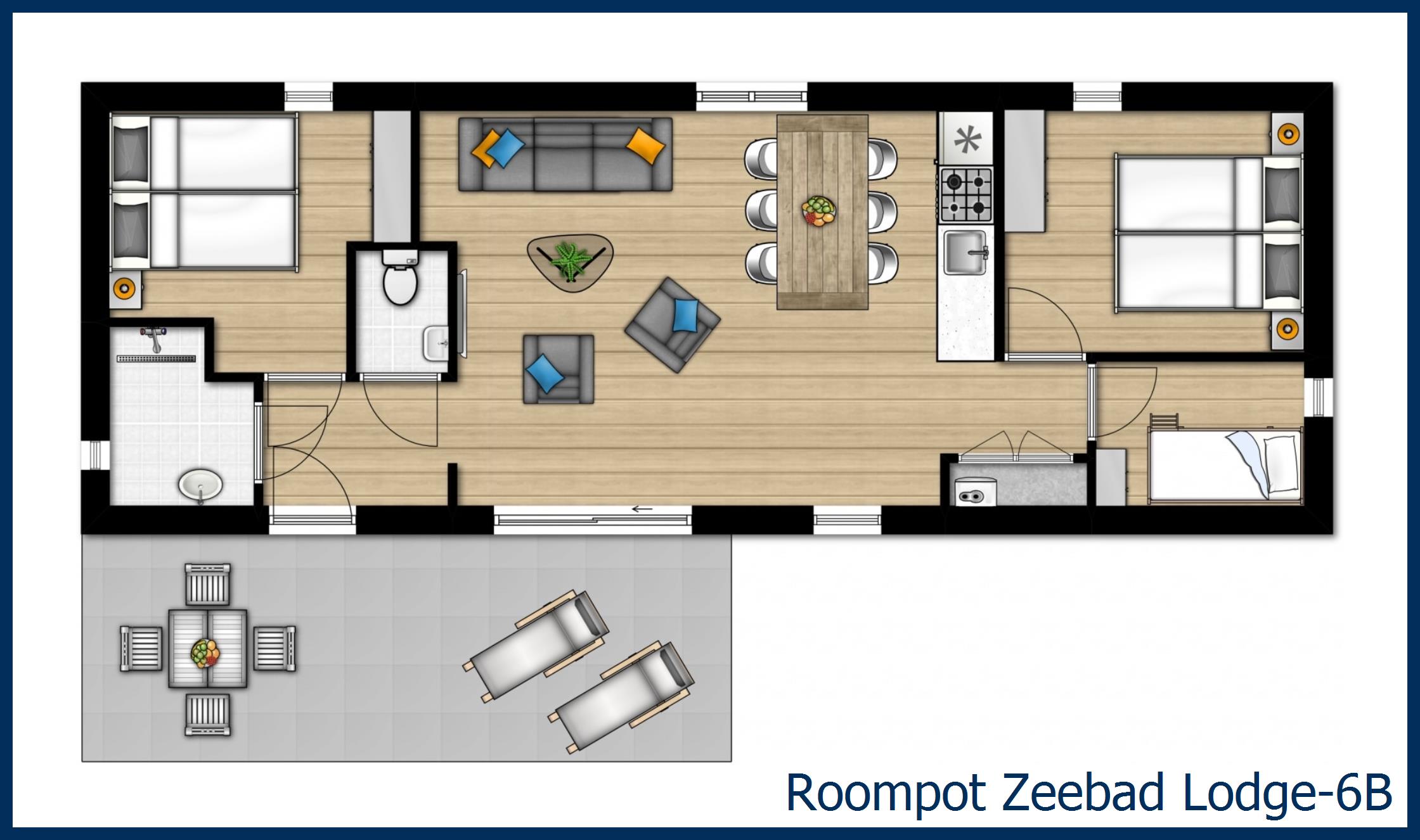 Lodge Lodge-6B à Zeebad