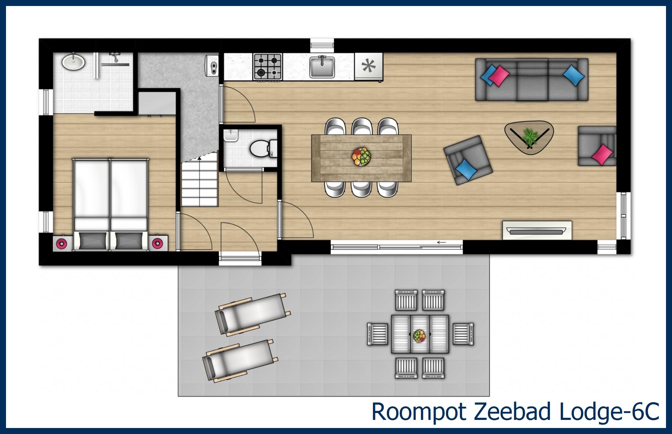 Lodge Lodge-6C à Zeebad