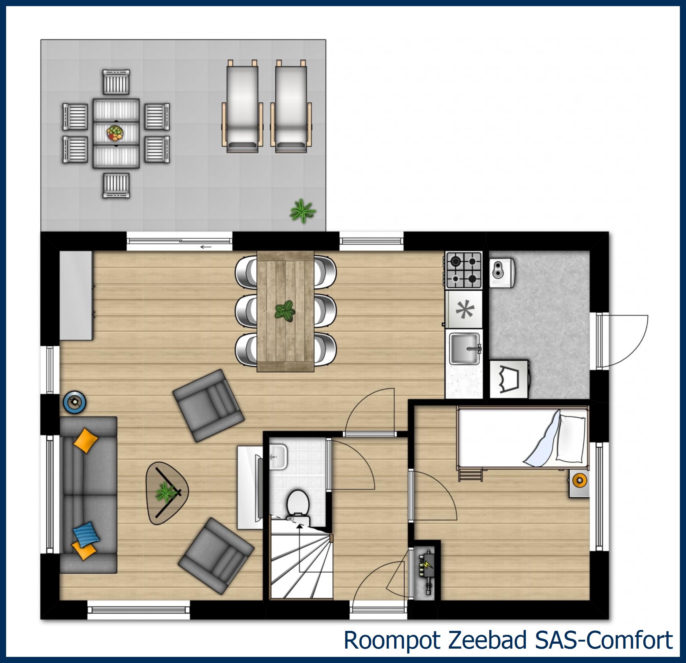 Bungalow SAS-Comfort à Zeebad