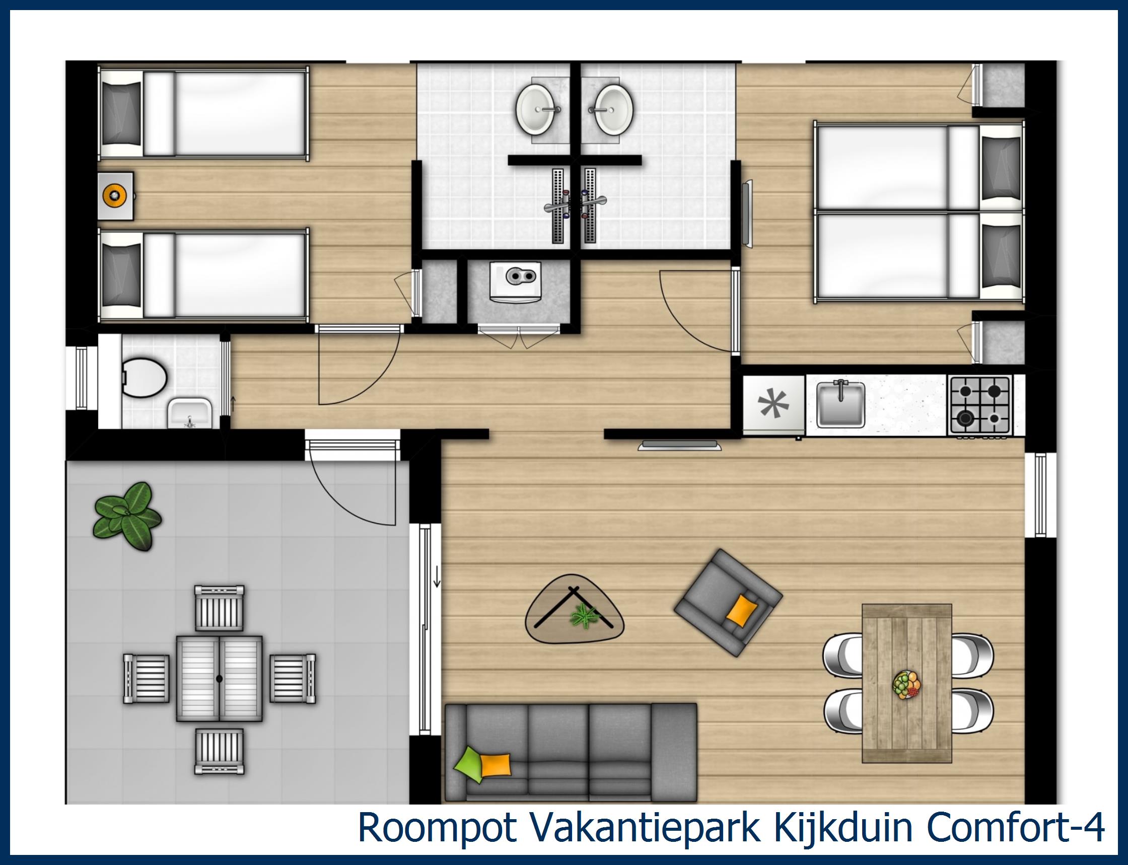 Chalet Comfort-4 à Kijkduin