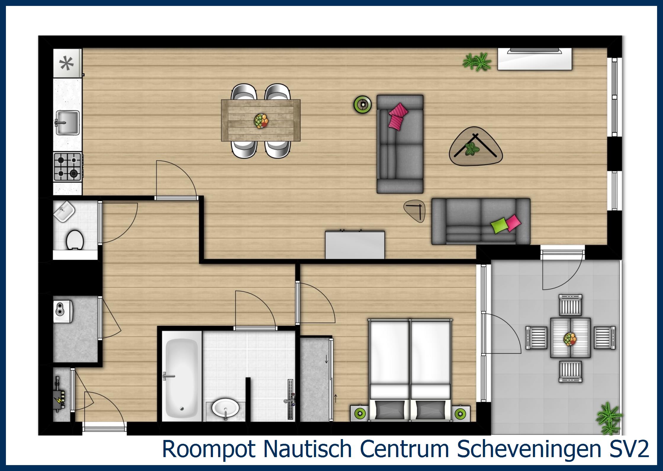 Appartement SV2 à Nautisch Centrum Scheveningen